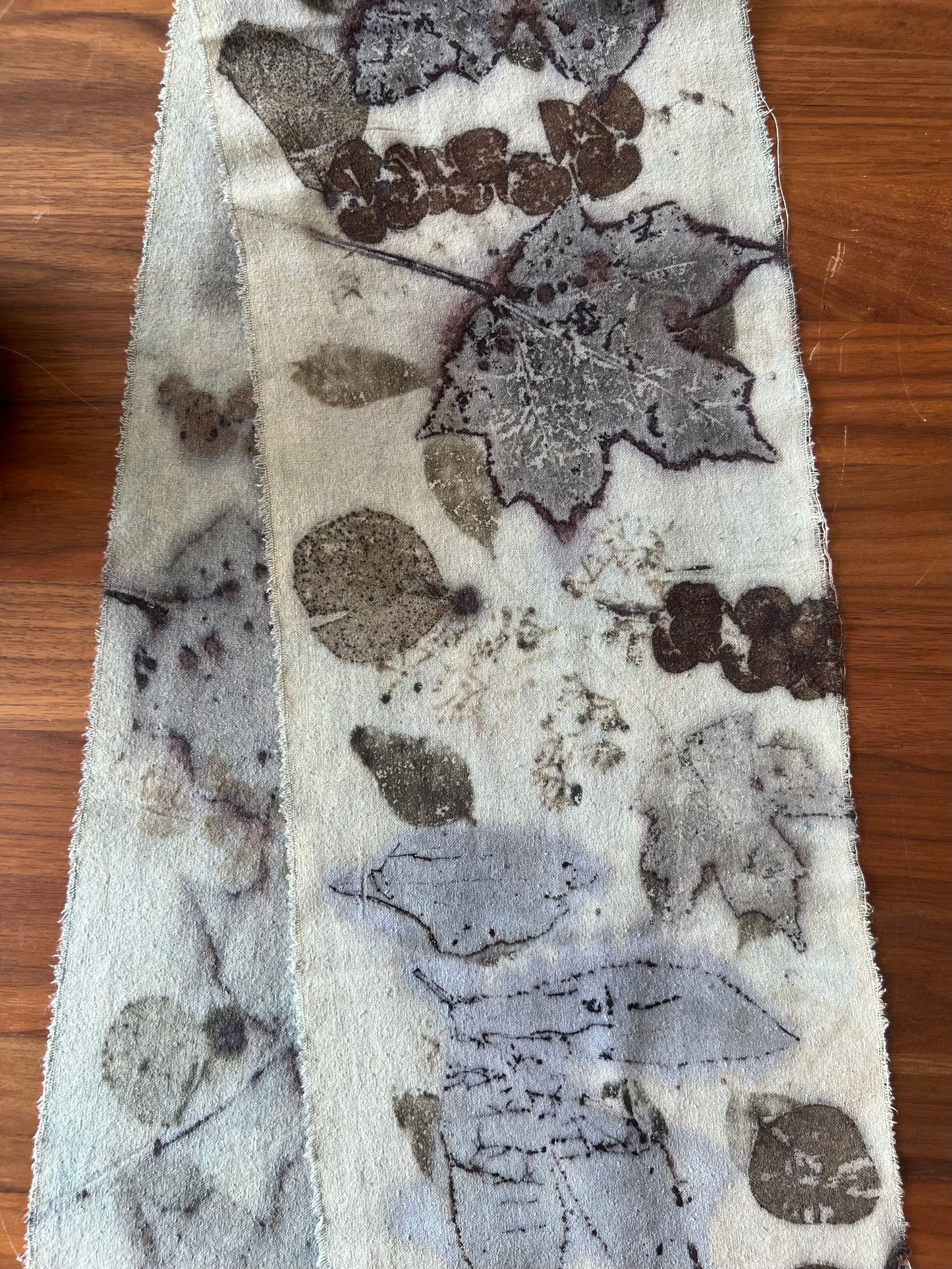 Silk Noil Scarf - Cream