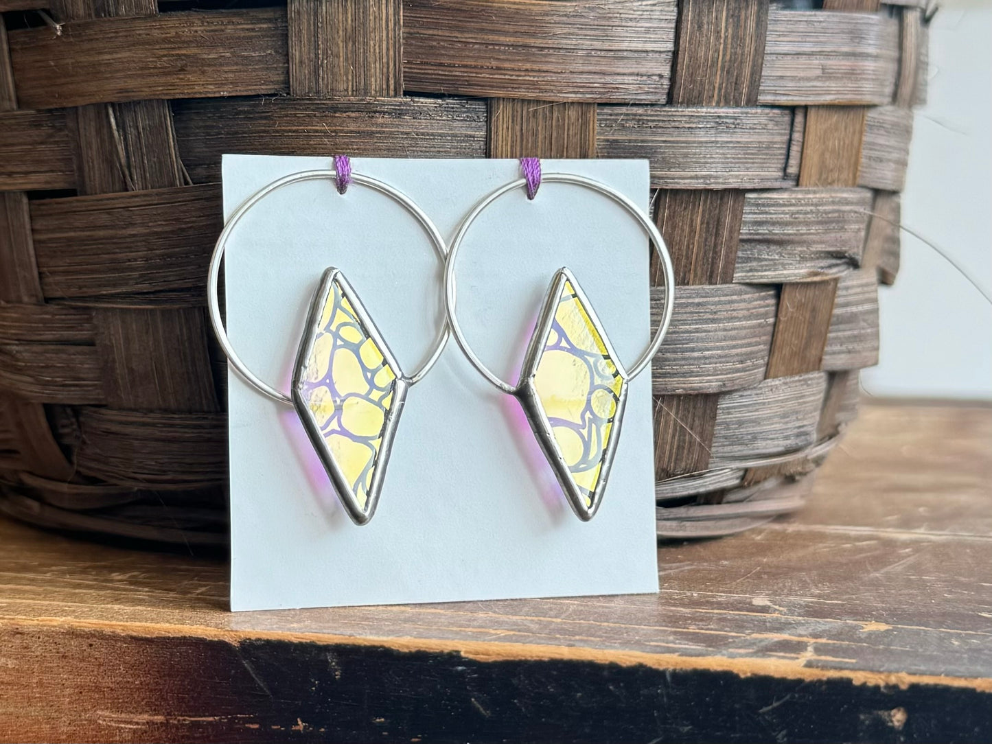 Mini Diamond Hoops