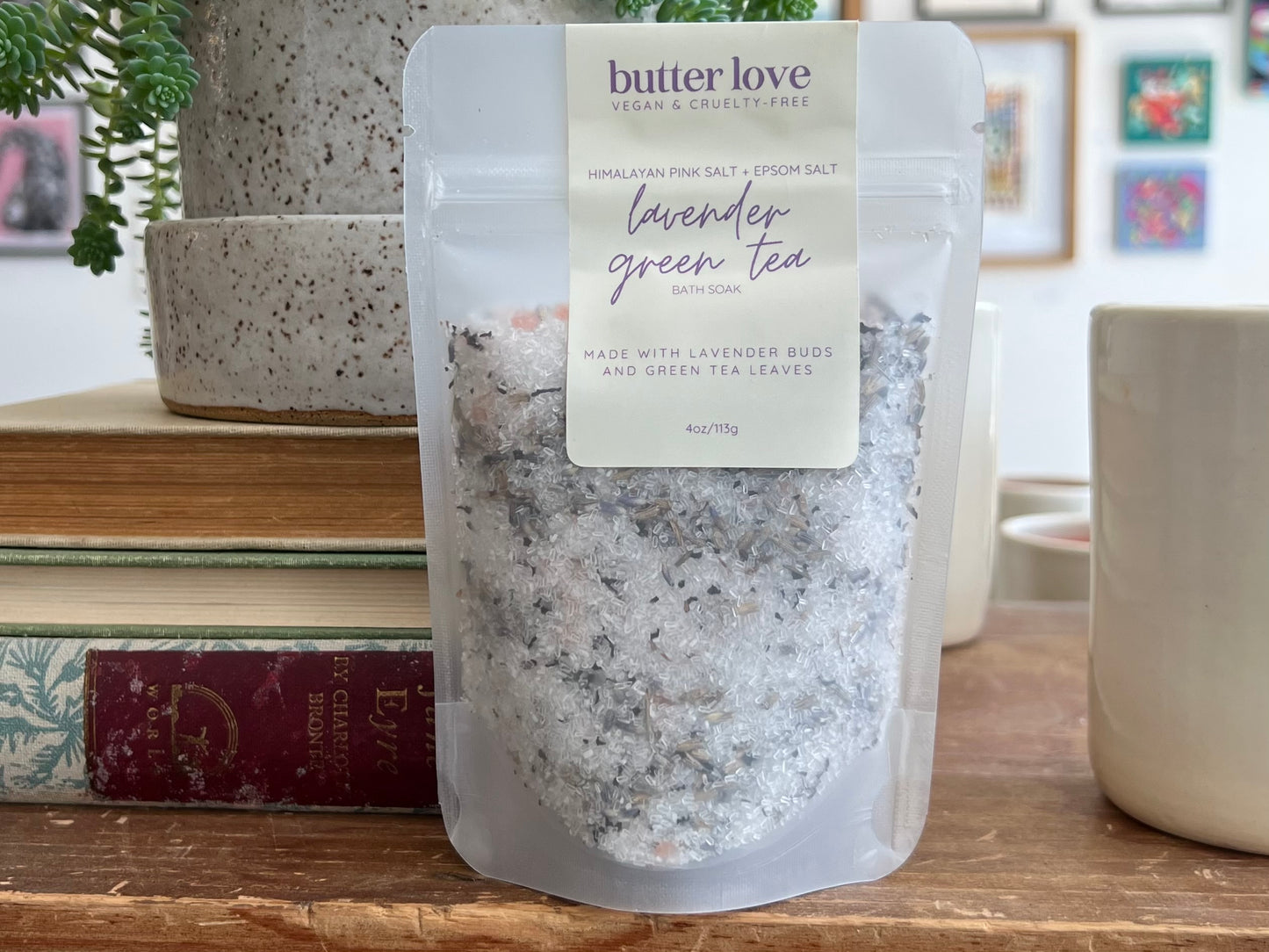 Lavender Green Tea Bath Soak - 4oz