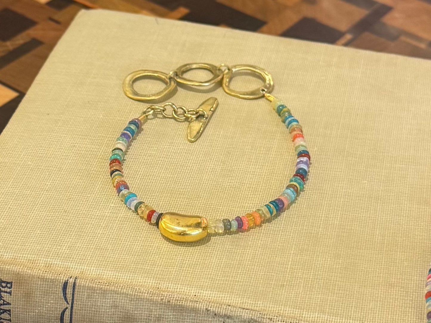 Opal Bead Bracelet
