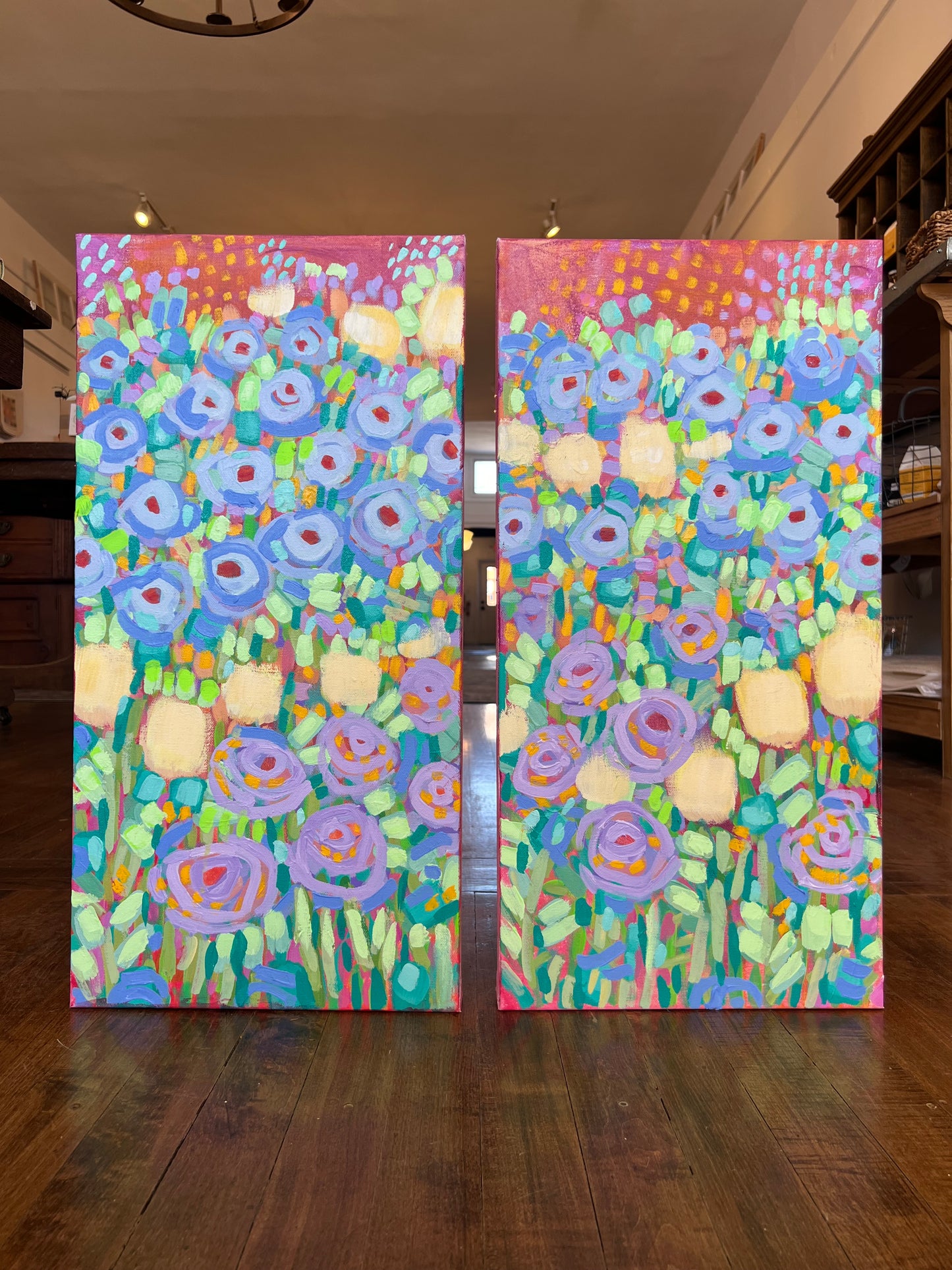 "Blue Poppies 2" - Original Work