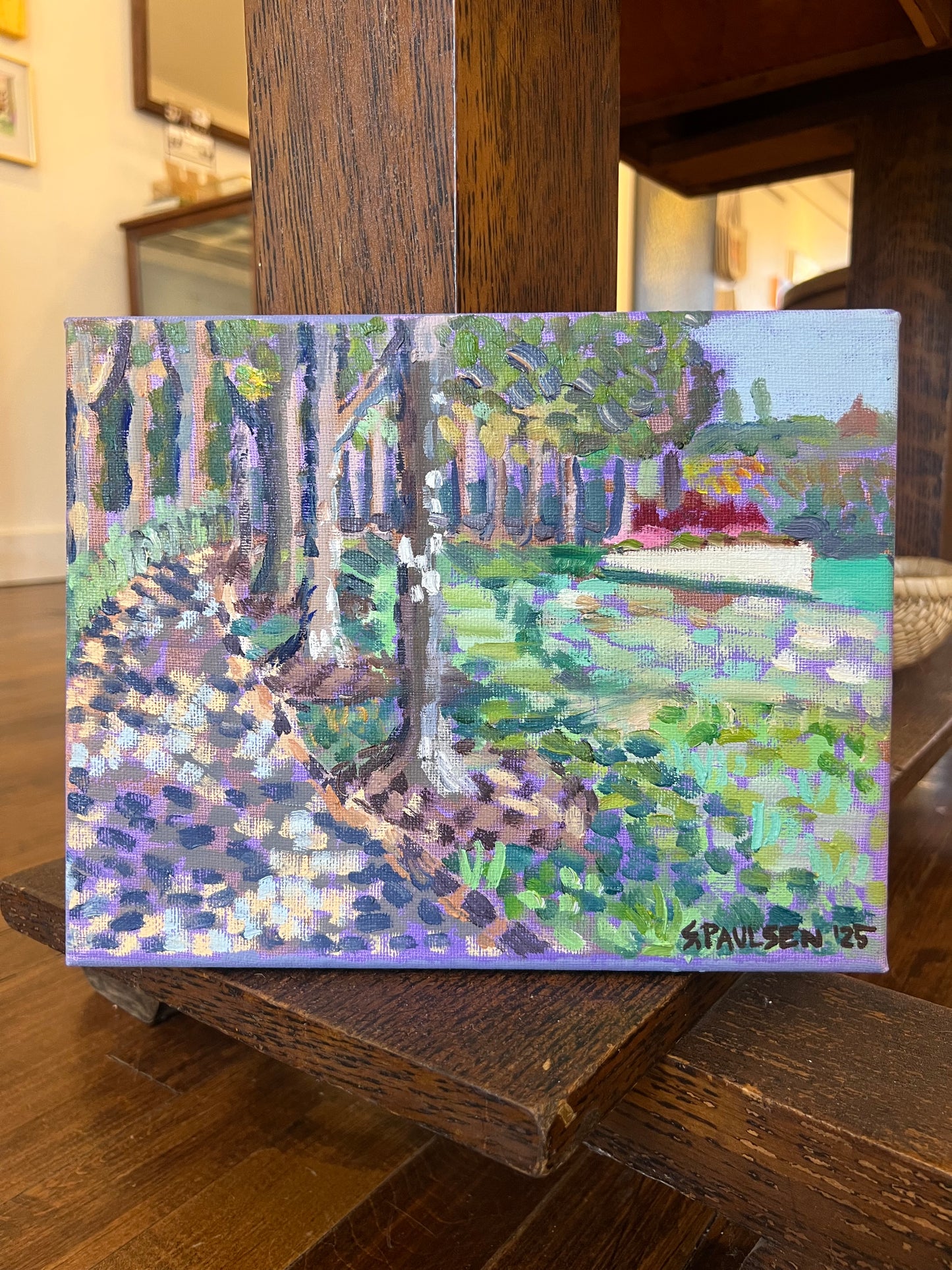 "Row of Trees at the Grand Basin Forest Park" - Original Work