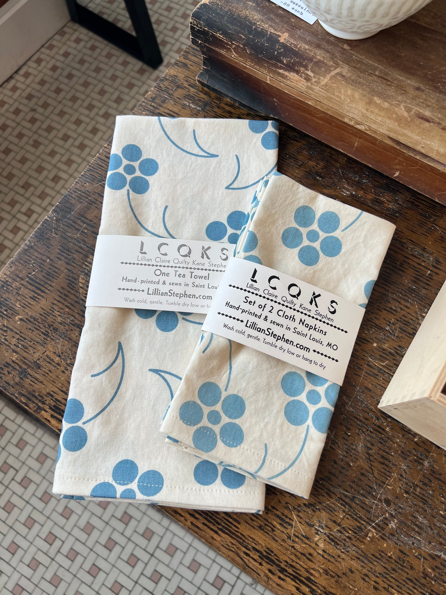 Napkin Set - Cornflower Floral