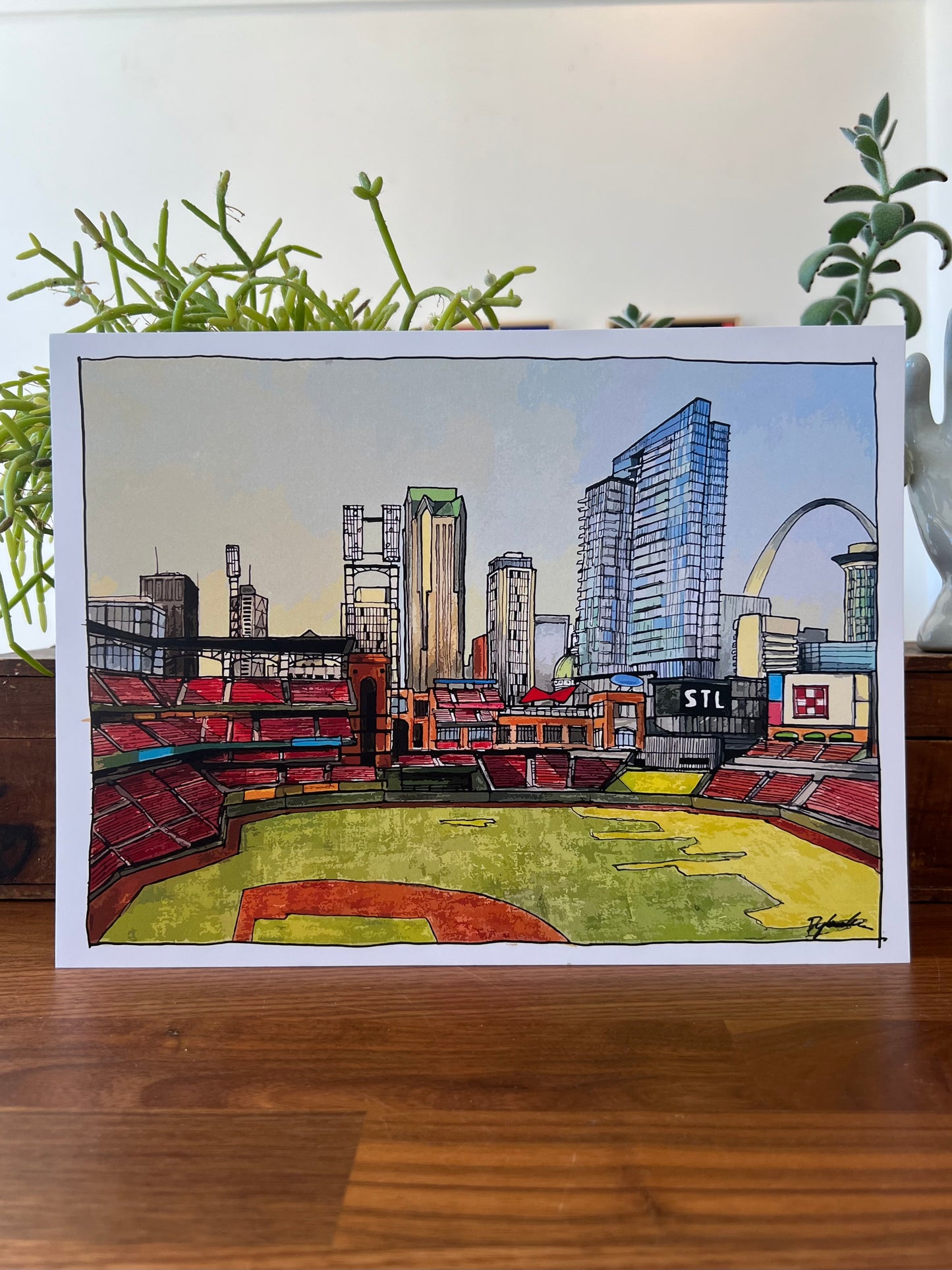 "Busch Stadium" - Print