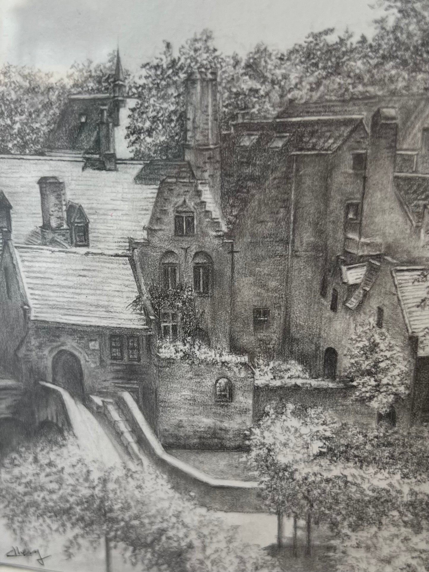 "A Sunny Afternoon in Bruges, Belgium" - Original Work