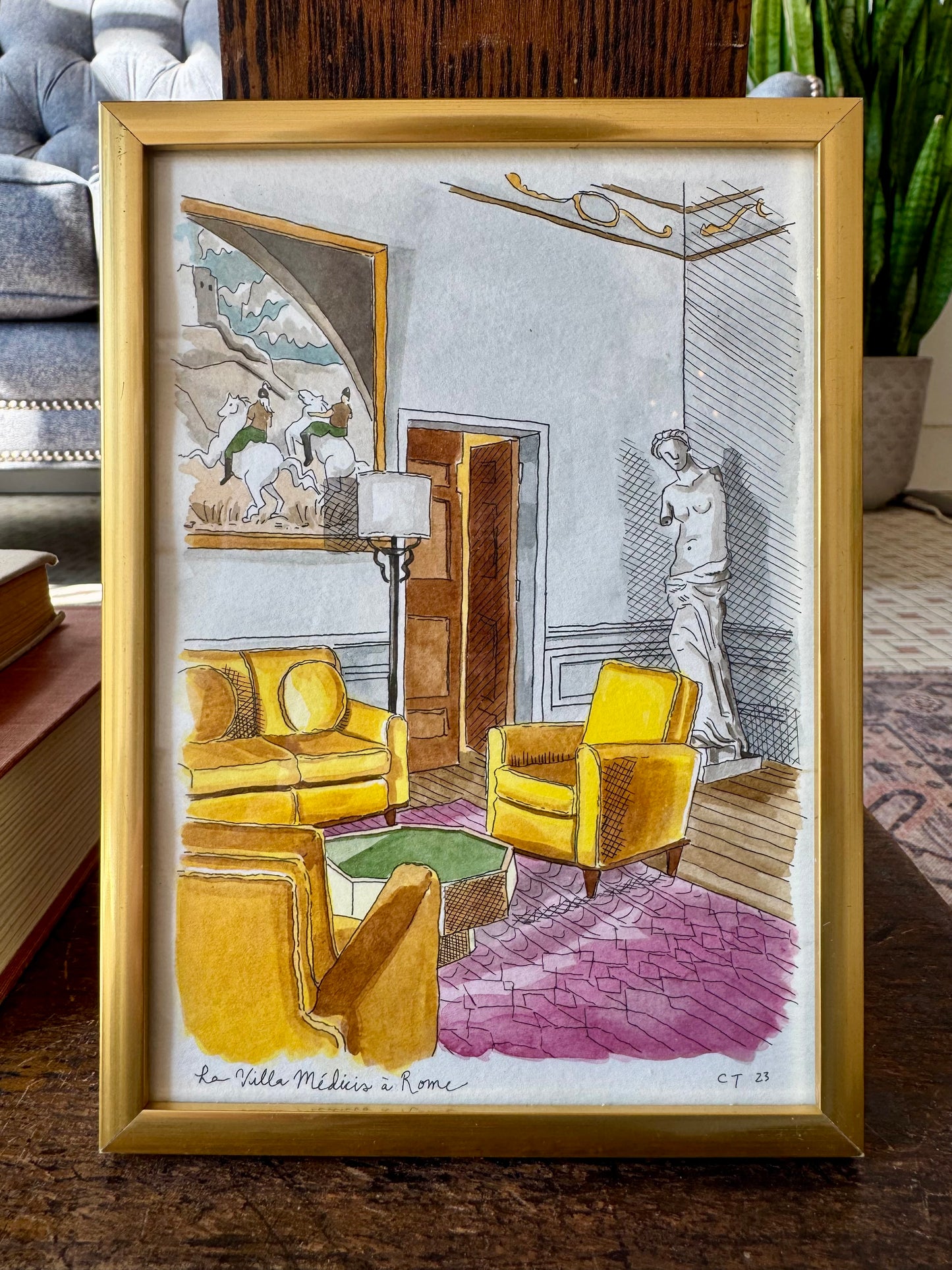 "Villa Medicis in Rome" - Original Work