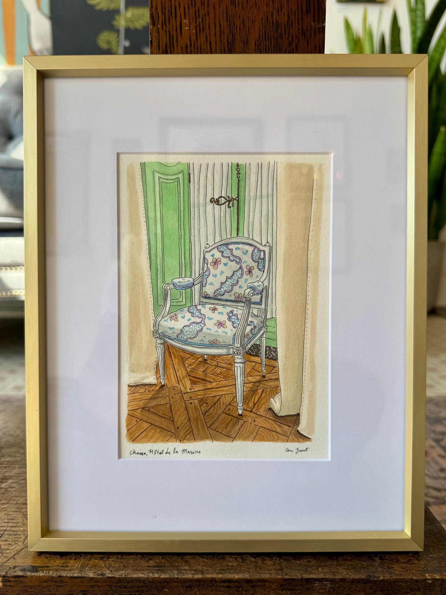 "Chaise, Hotel de la Marine" - Original Work