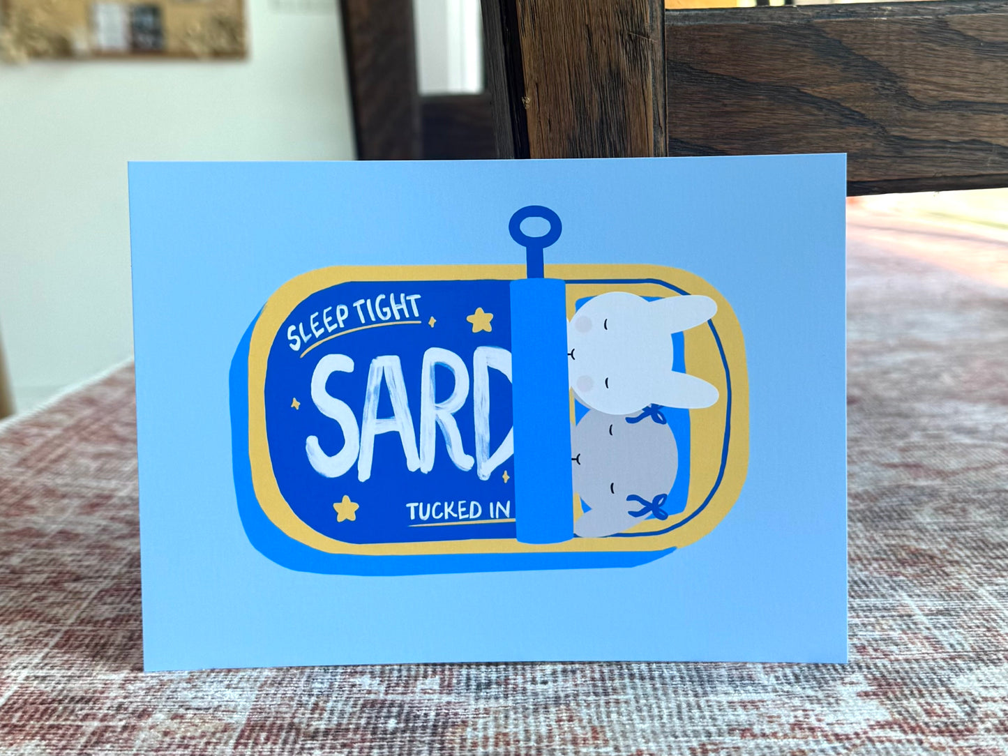 "Sleepy Buns in Their Sardine Tin Bed" - Print