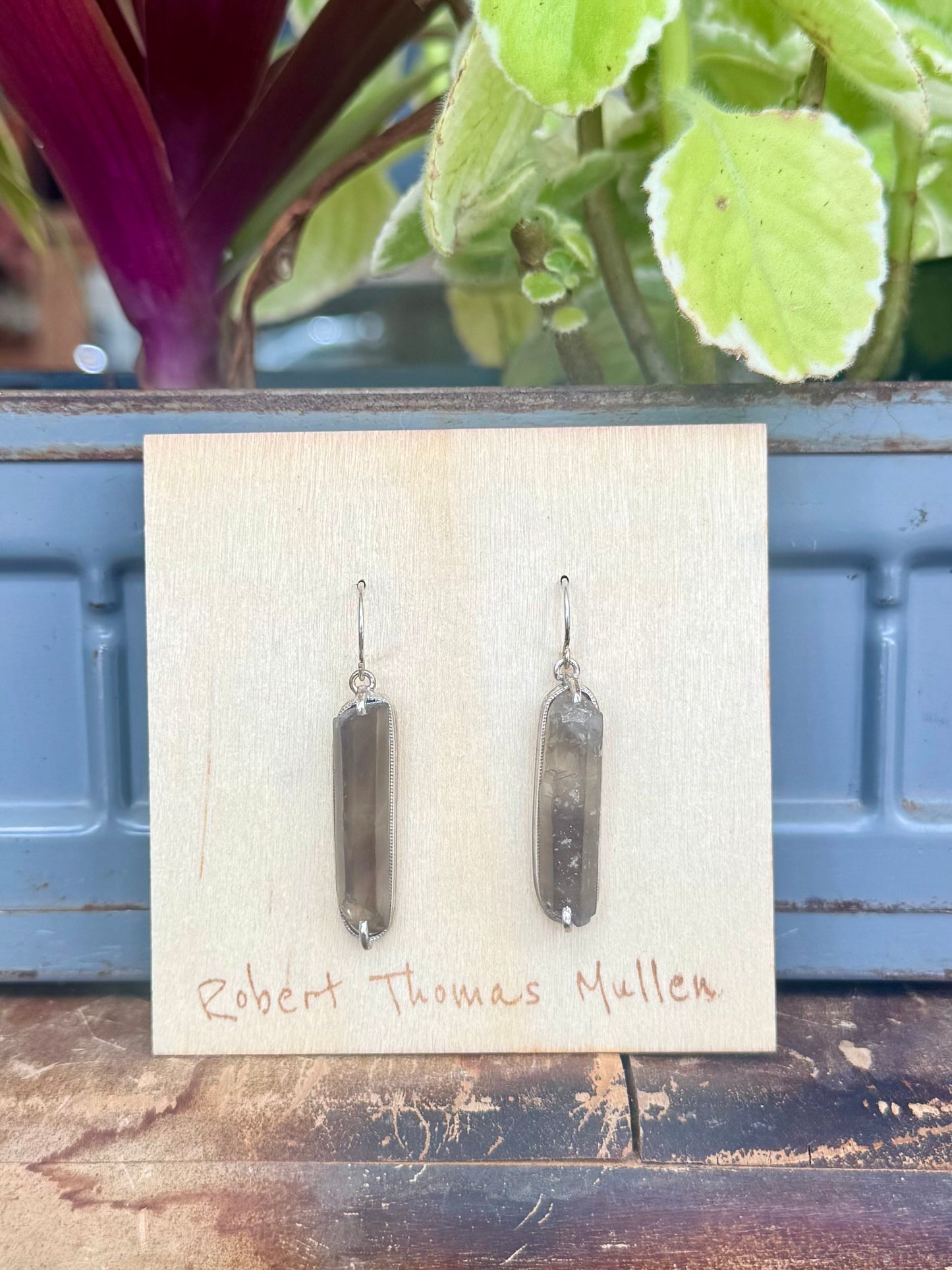 Smokey Quartz Drop Earrings