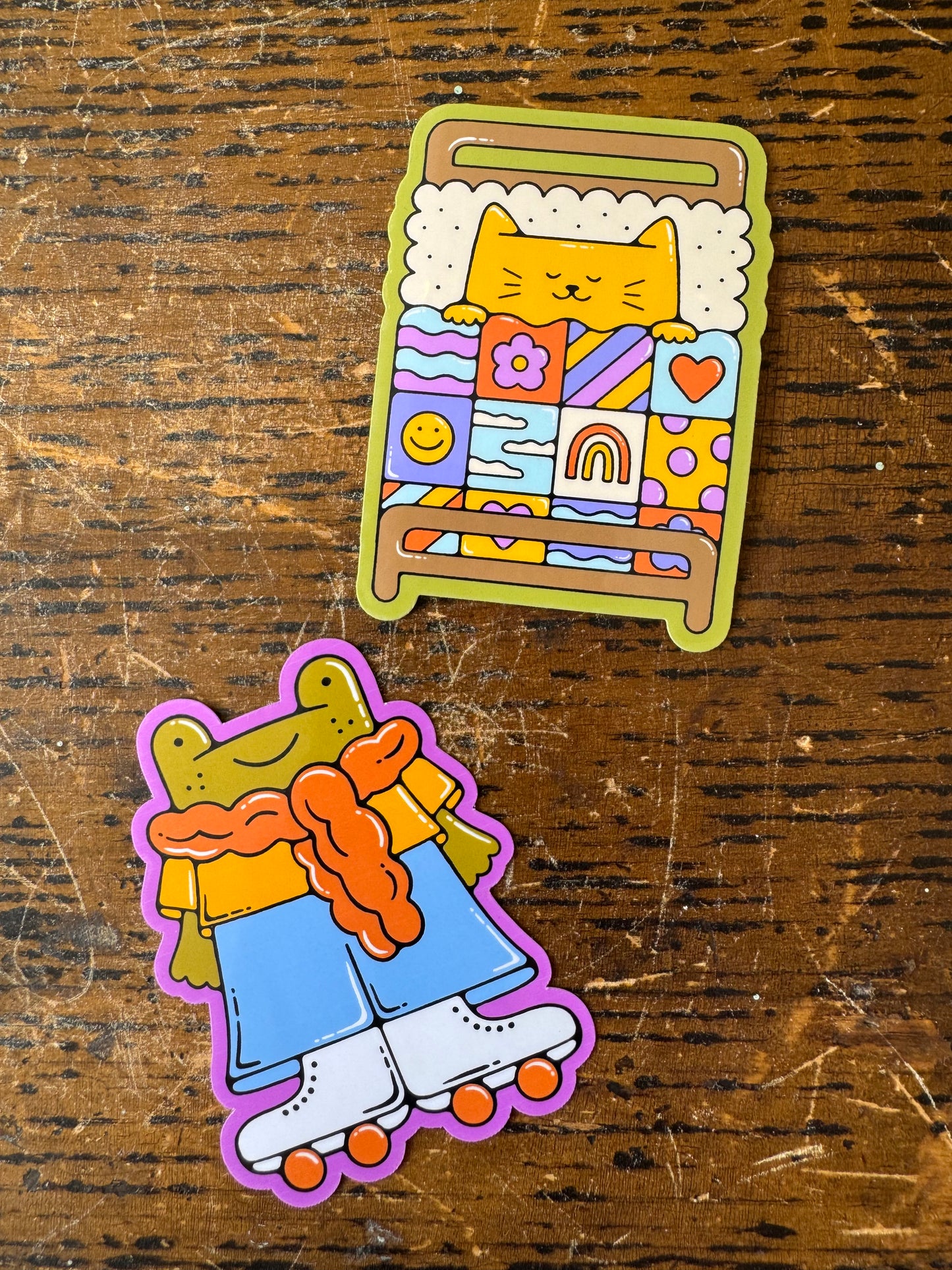 Skater Frog Sticker