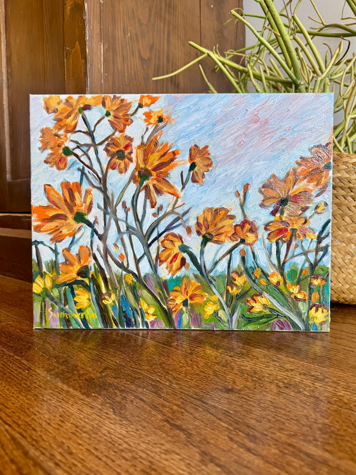 "Wild Flowers and Blue Sky" - Original Work