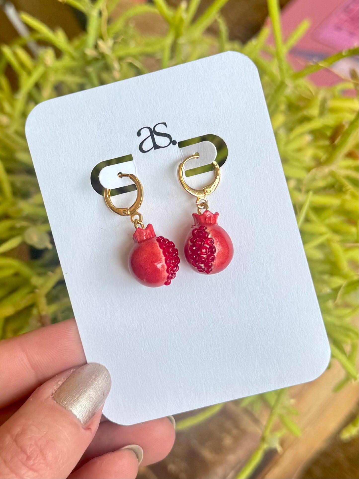 Pomegranate Earrings