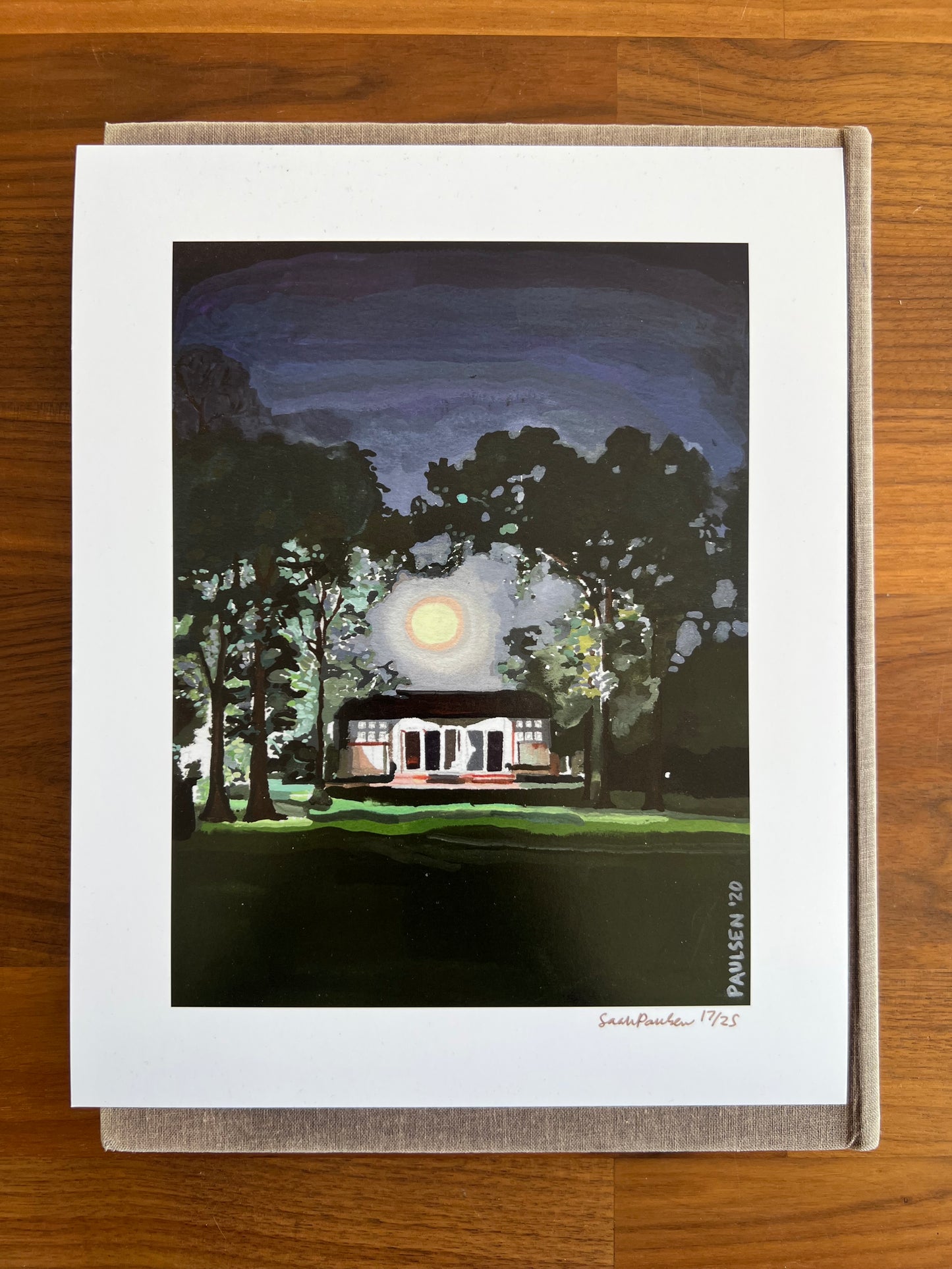 "Night Walk Tower Grove Park" - Print