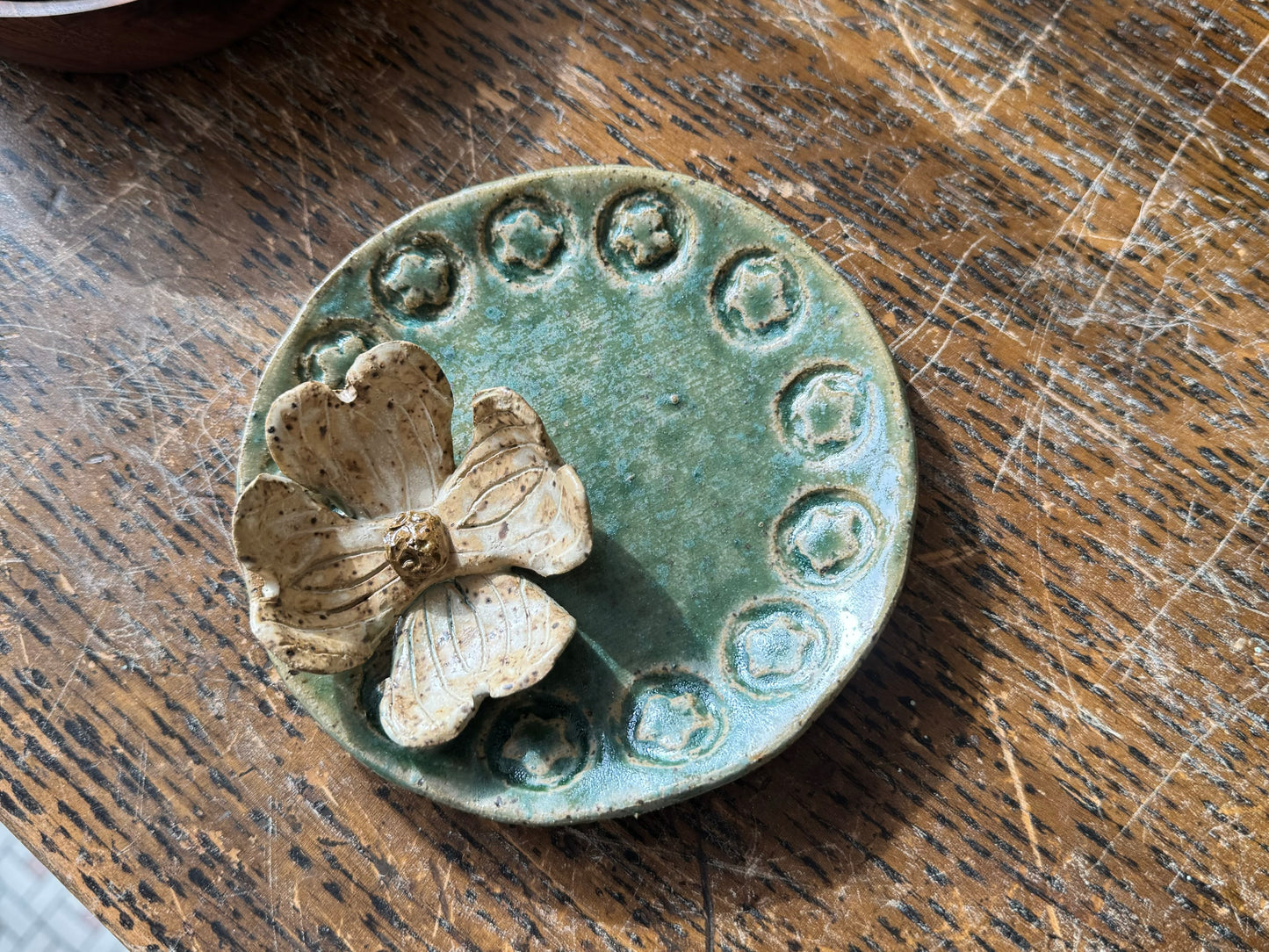 Dogwood Flower Plates - Turquoise