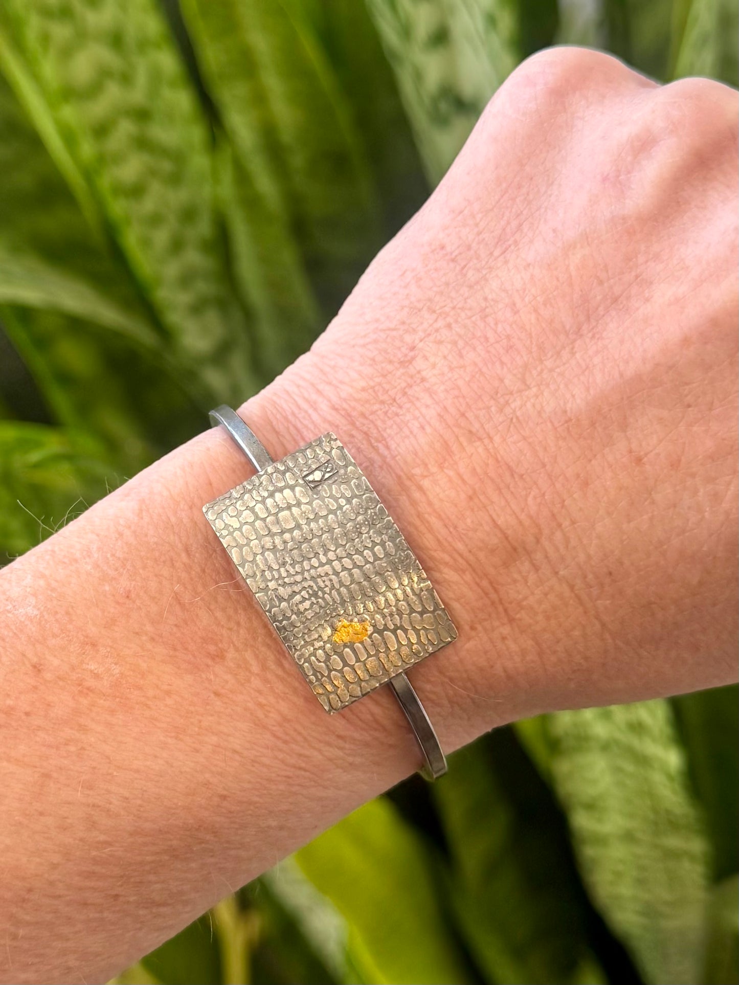 Textured Plaque Cuff