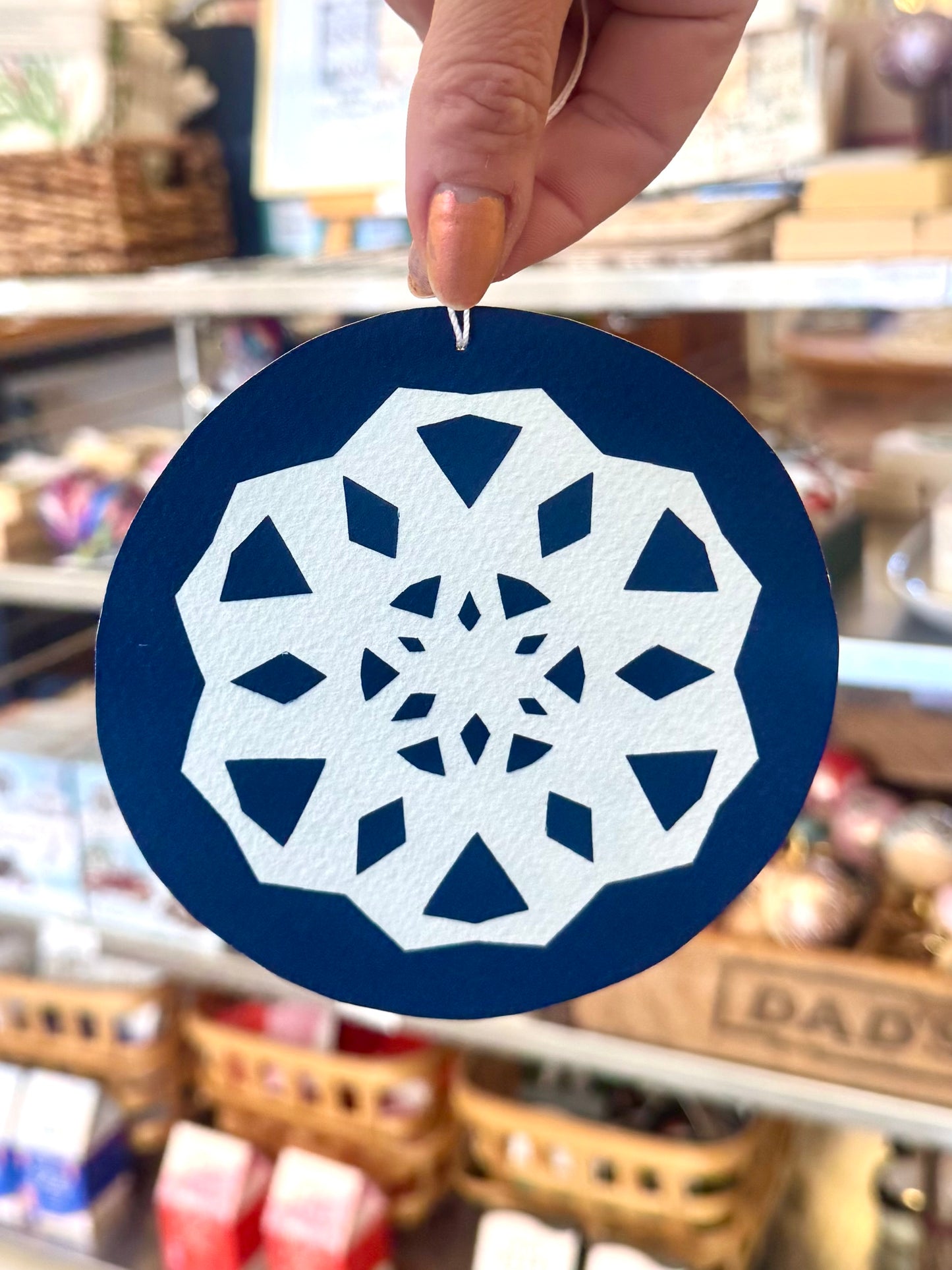 Paper Snowflake Ornament