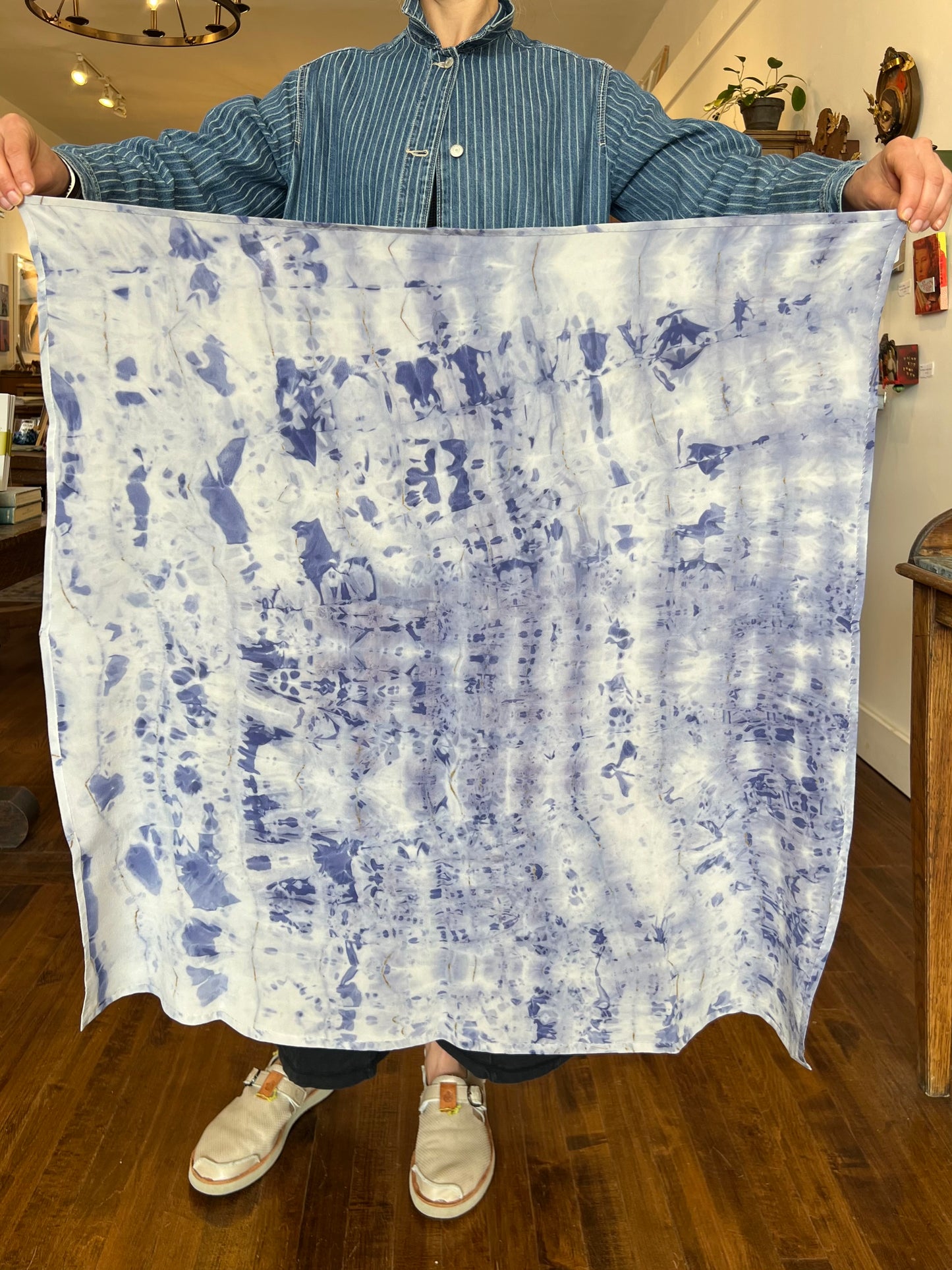 Silk Scarf - Periwinkle