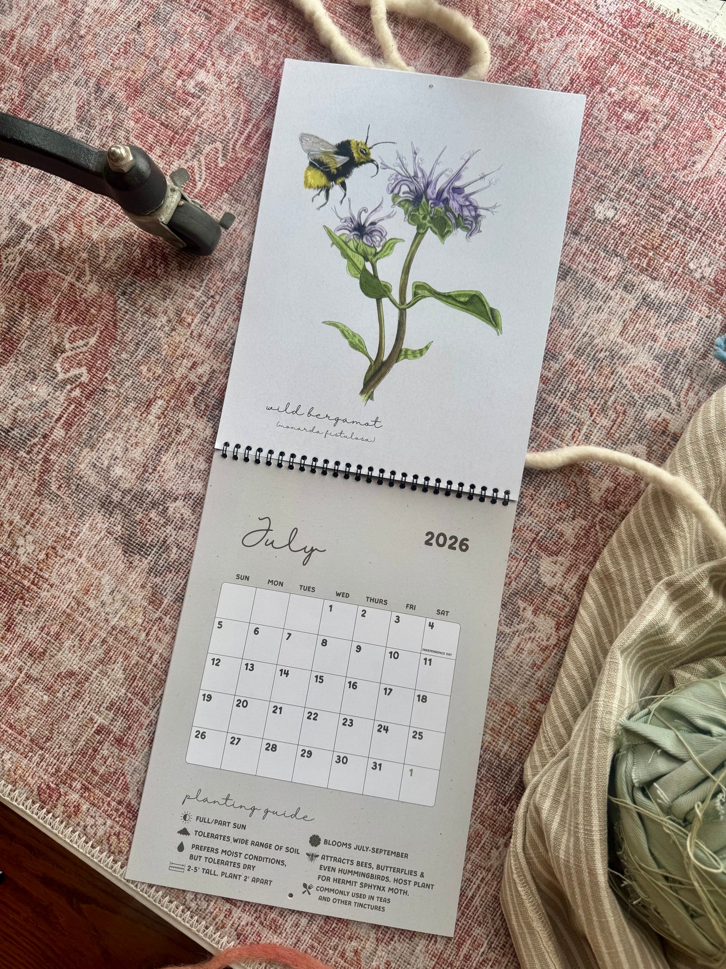 Native Plants of the US Calendar