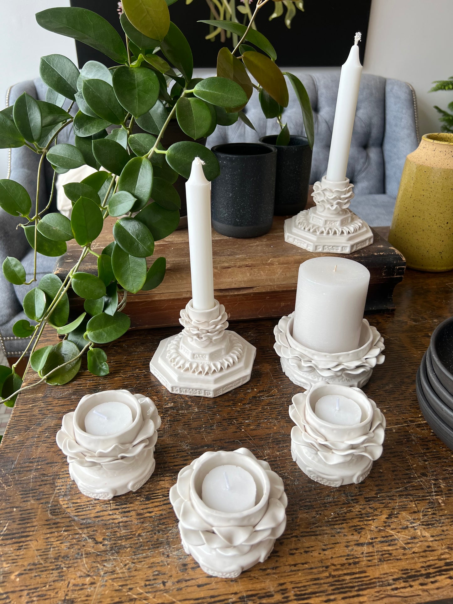 The Lady Votive Candle Holder