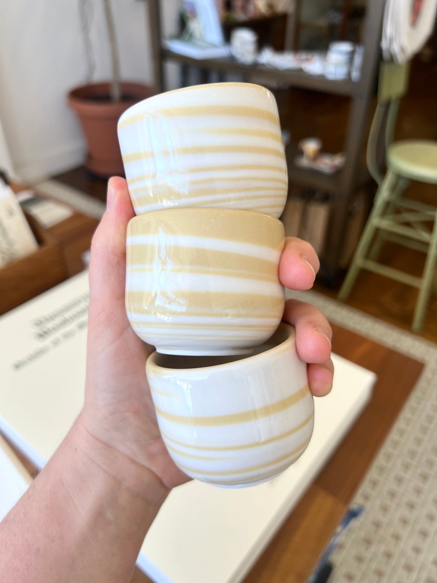 Marbled Espresso Cup - Butter