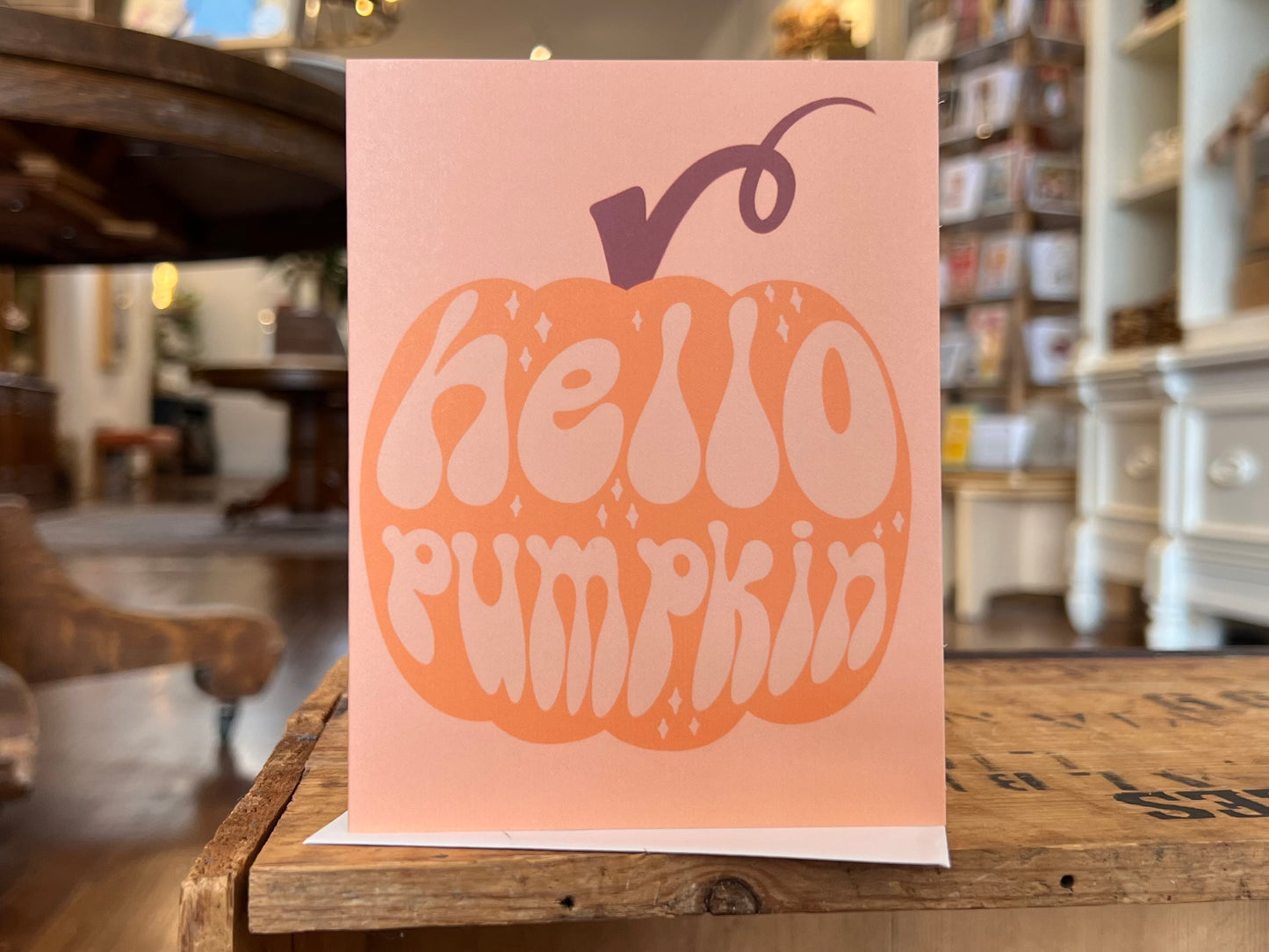 Hello Pumpkin Greeting Card