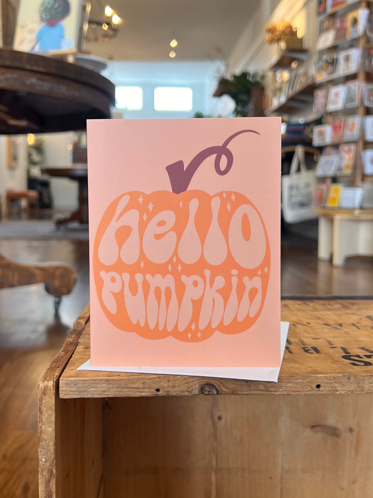 Hello Pumpkin Greeting Card
