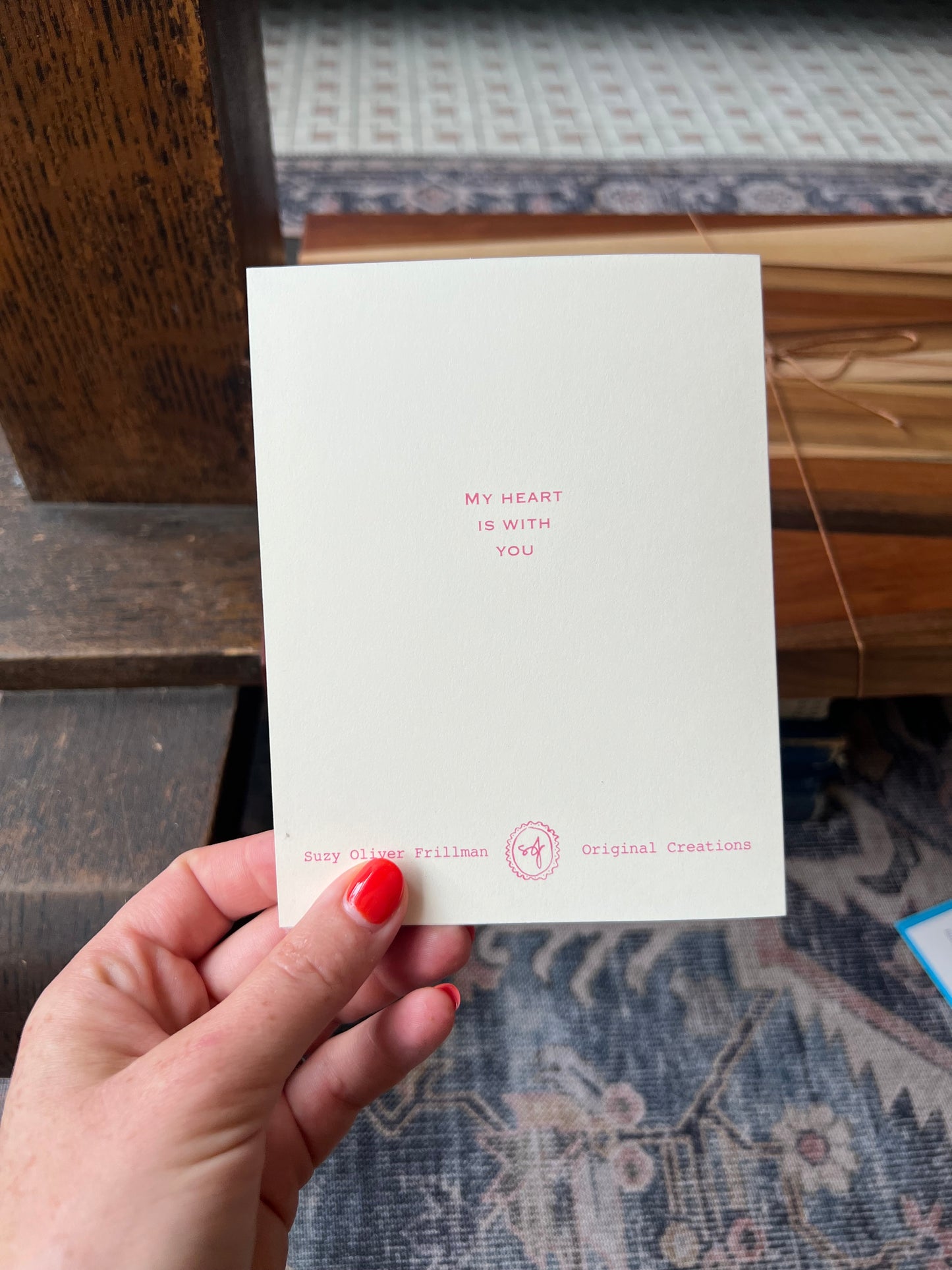 My Heart Greeting Card