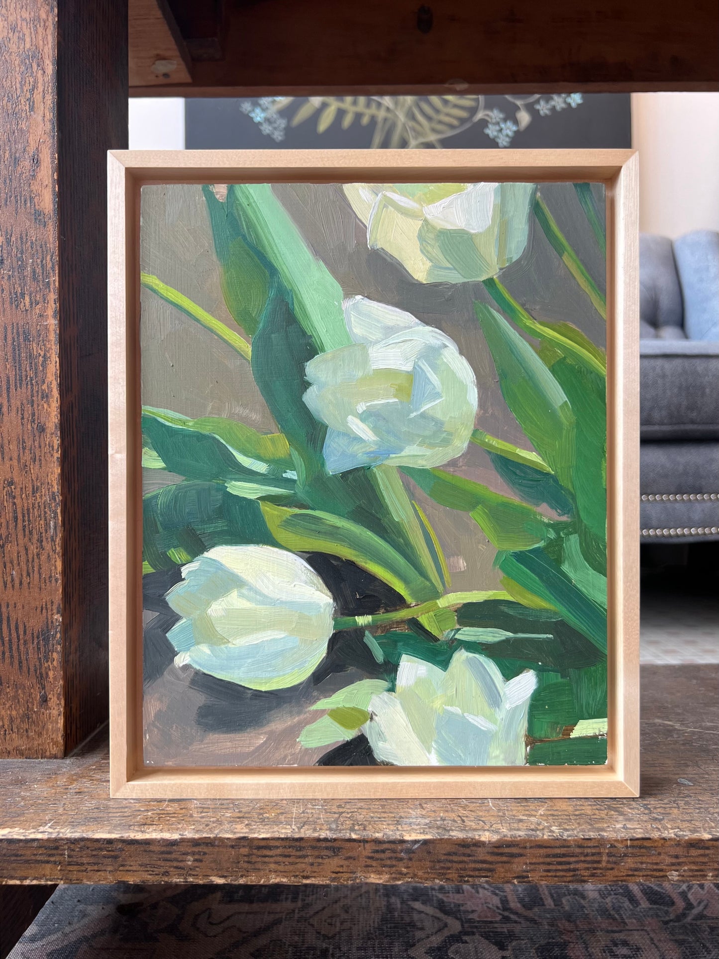 "White Tulips No. 2" - Original Work