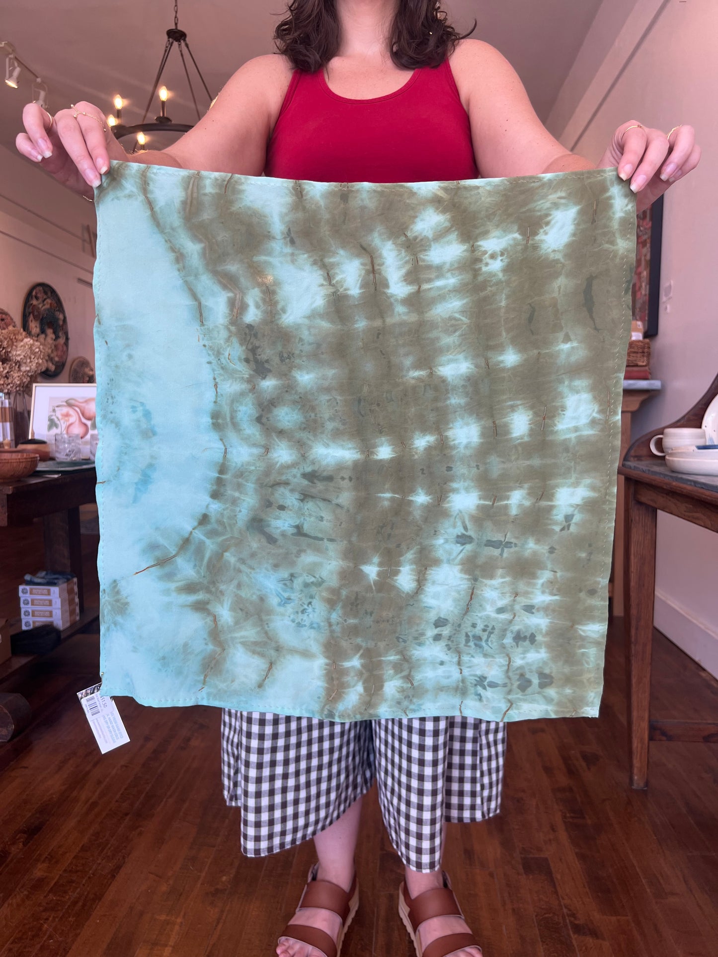 Silk Scarf - Green