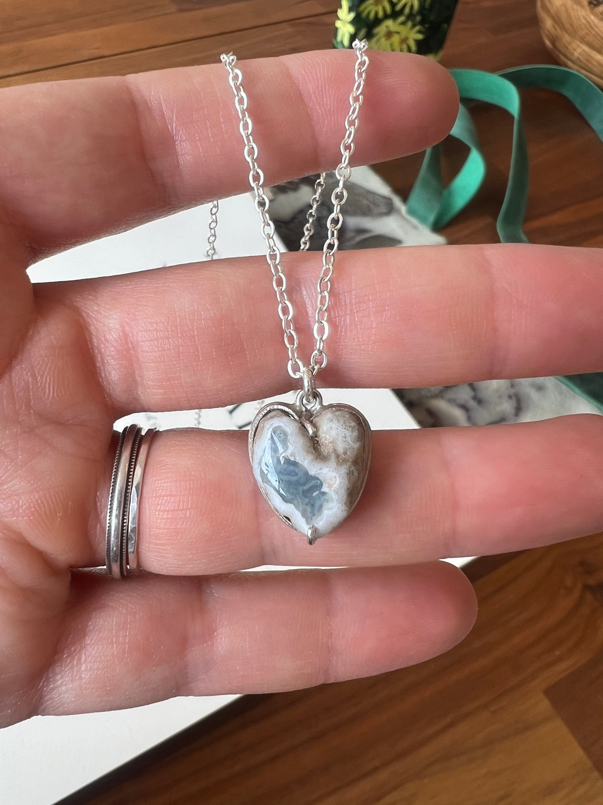 Stalactite and Silver Necklace