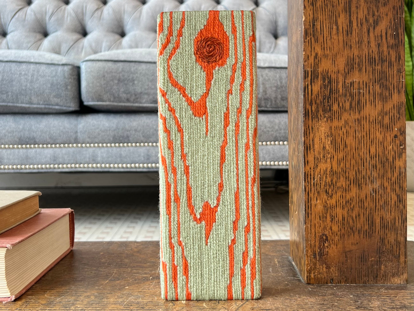 Block Print - Rust & Light Patina