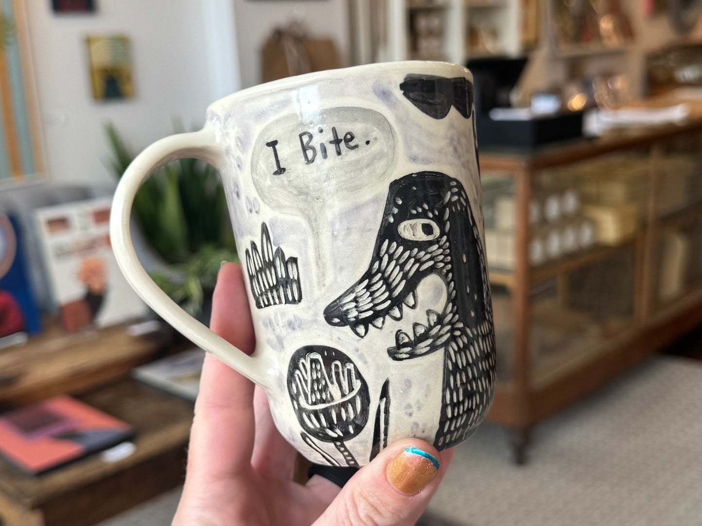 Mug with Handle - Dog and Cat
