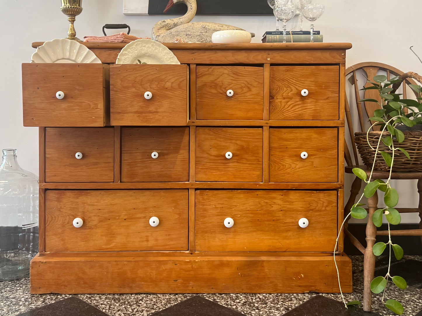 12 Drawer Vintage Cabinet