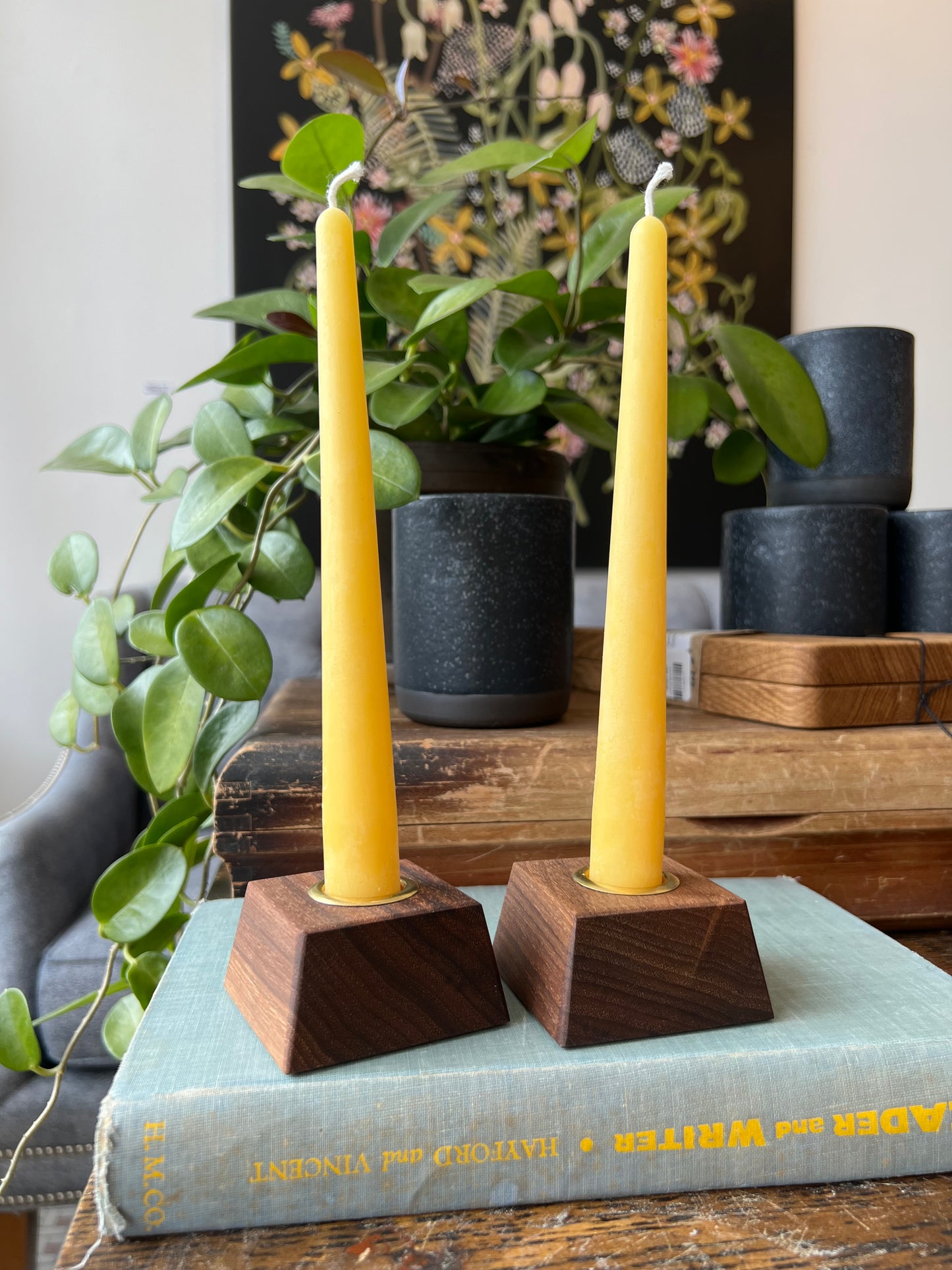 Wooden Candle Holder