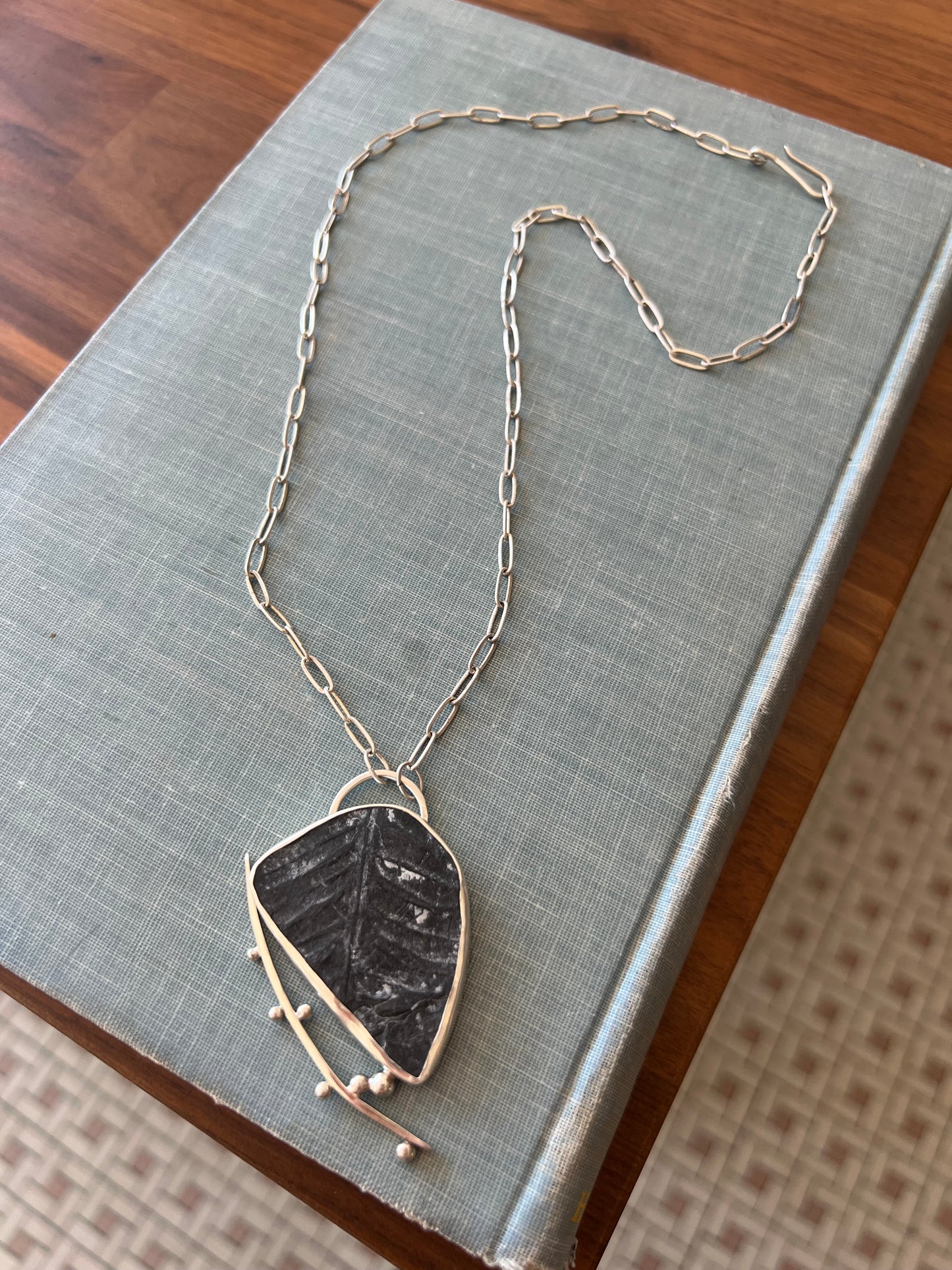 Fossil Fern Necklace