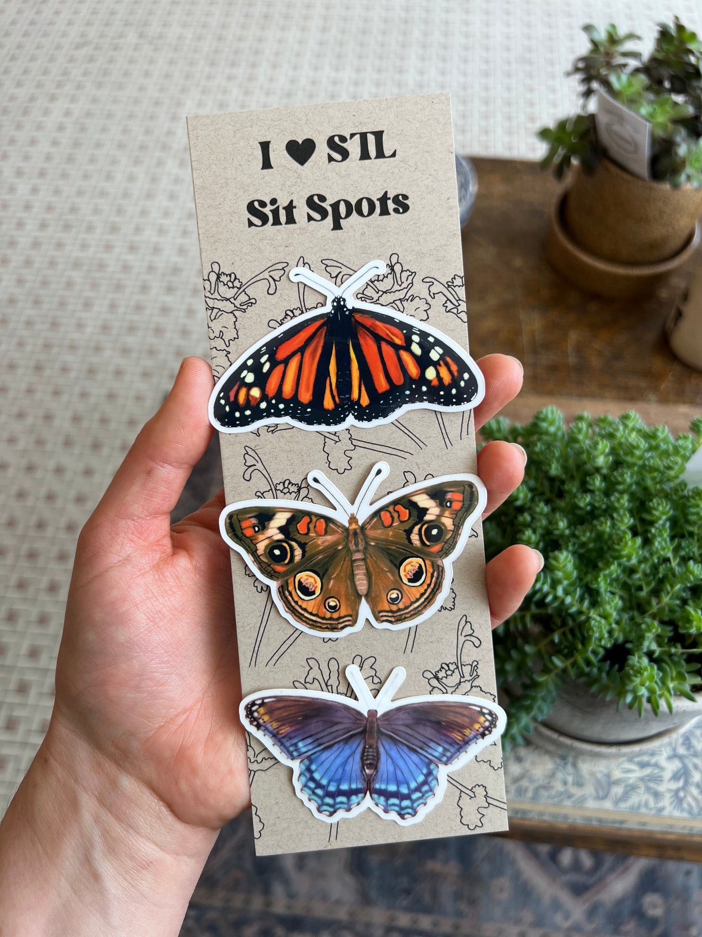 Sit Spot Stickers - Butterfly Pack 2