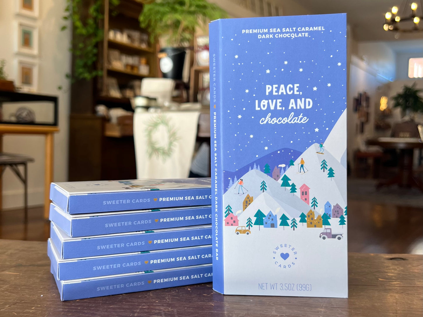 Peace, Love, and Chocolate Chocolate Card