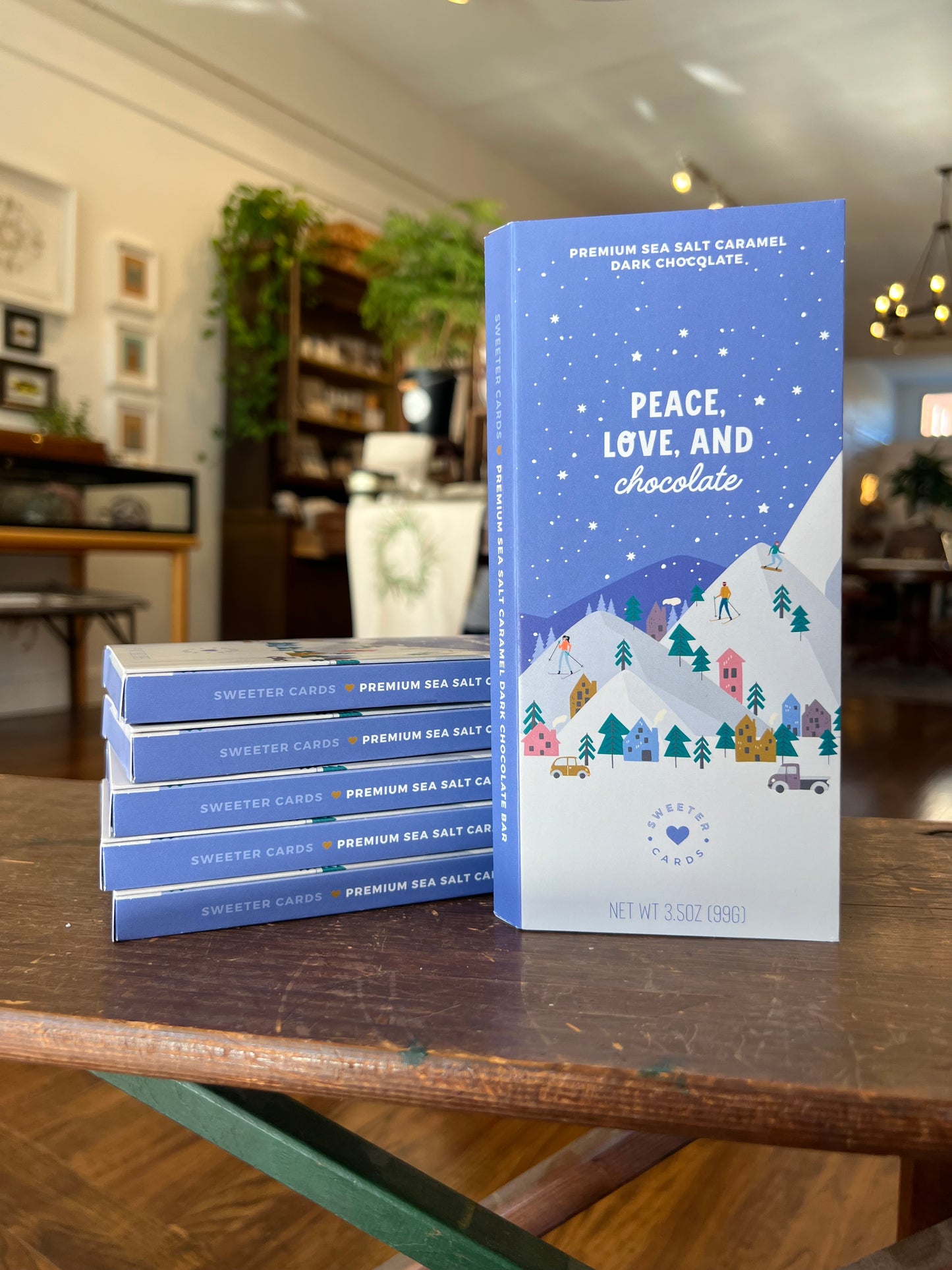 Peace, Love, and Chocolate Chocolate Card