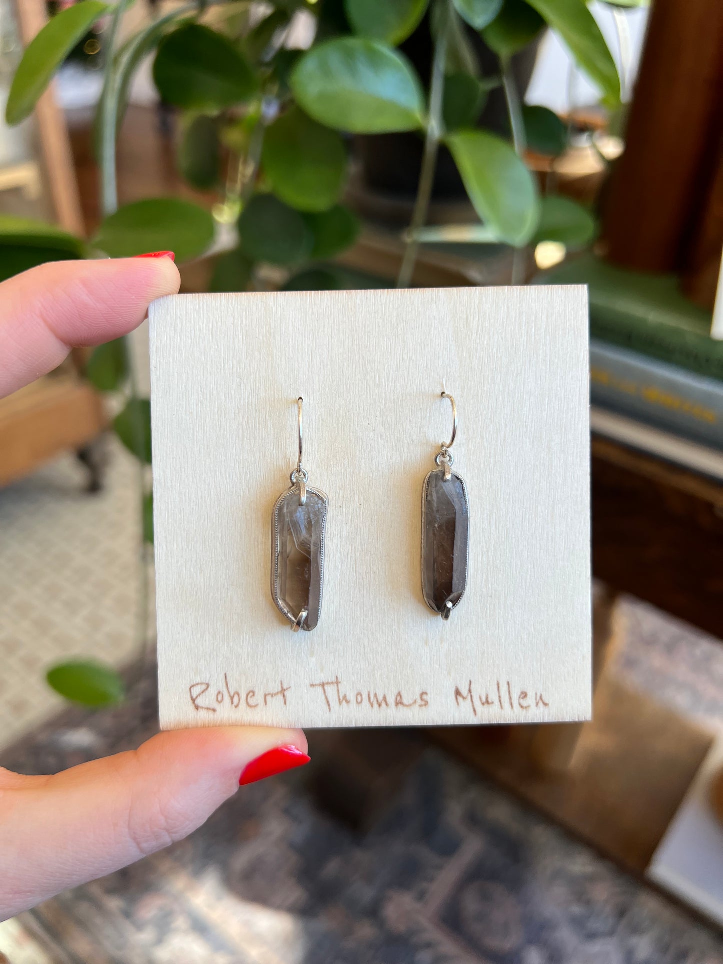 Smoky Quartz Drop Earrings