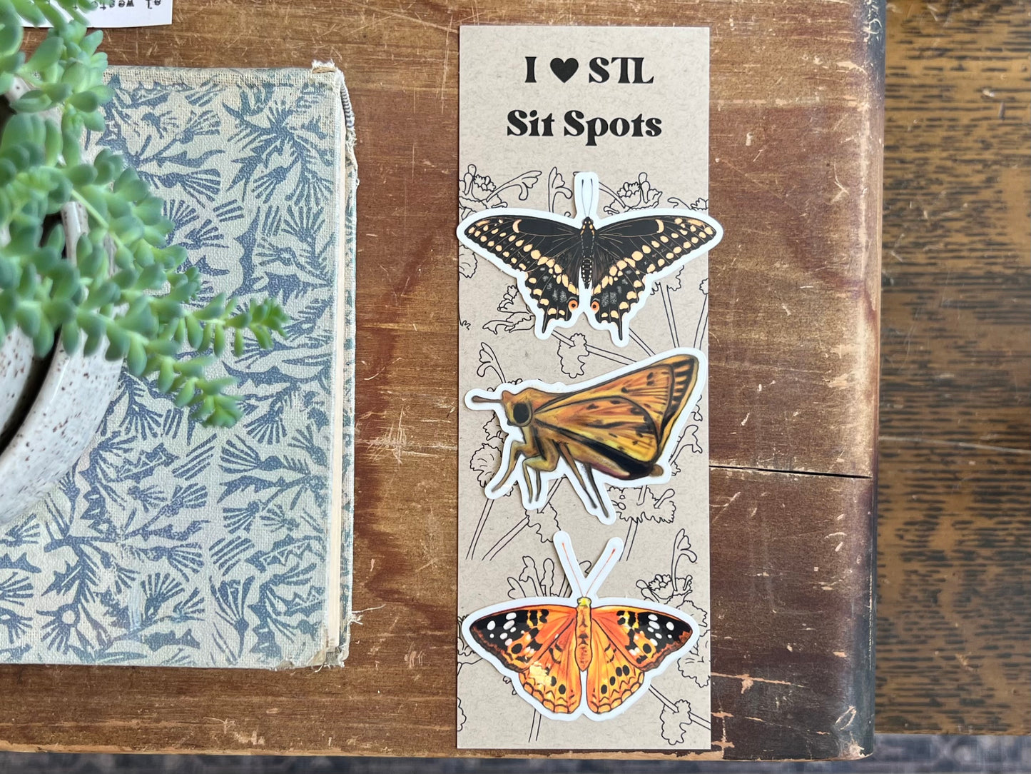 Sit Spot Stickers - Butterfly Pack 1