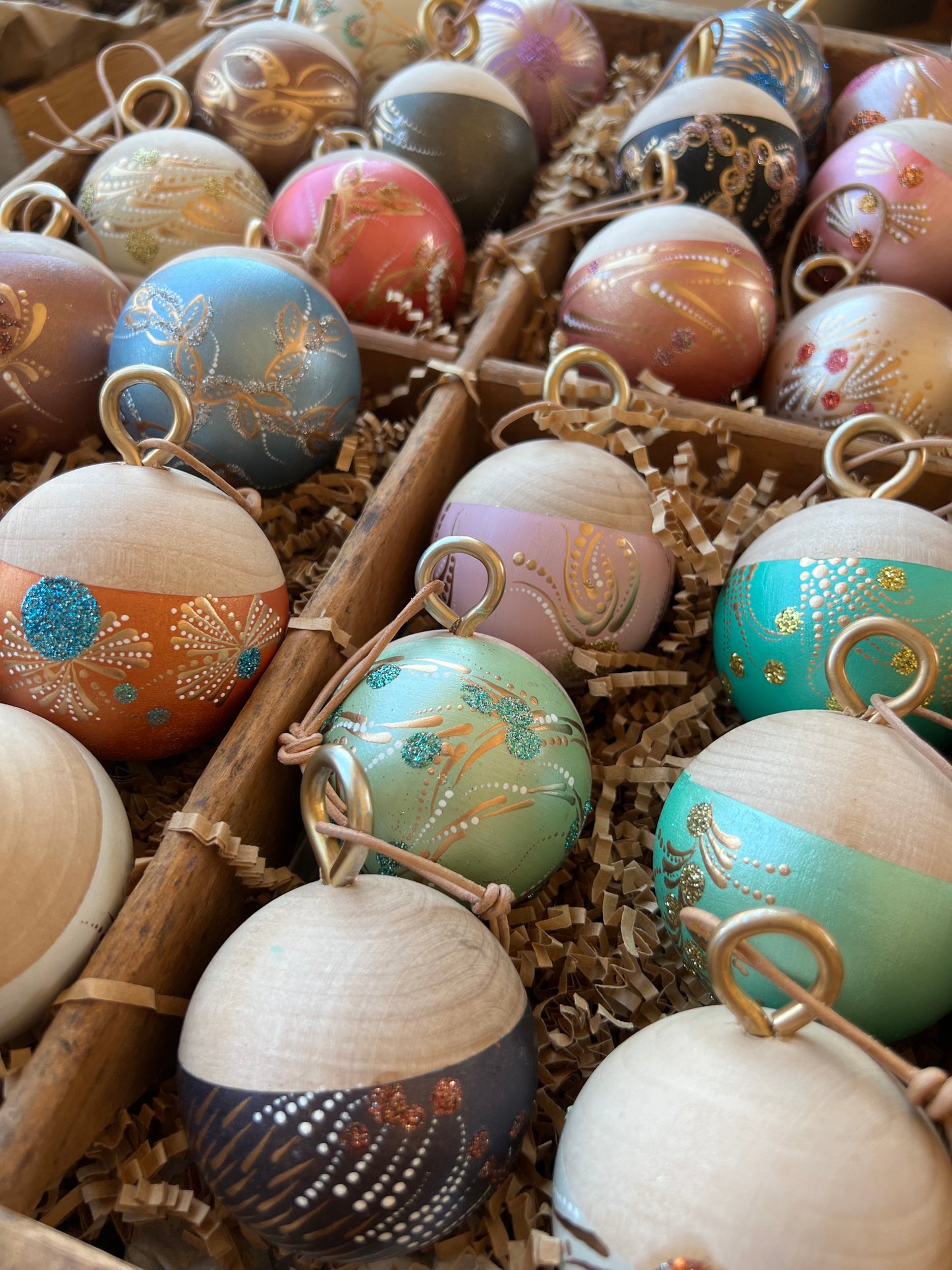 Hand-painted Wood Ornament