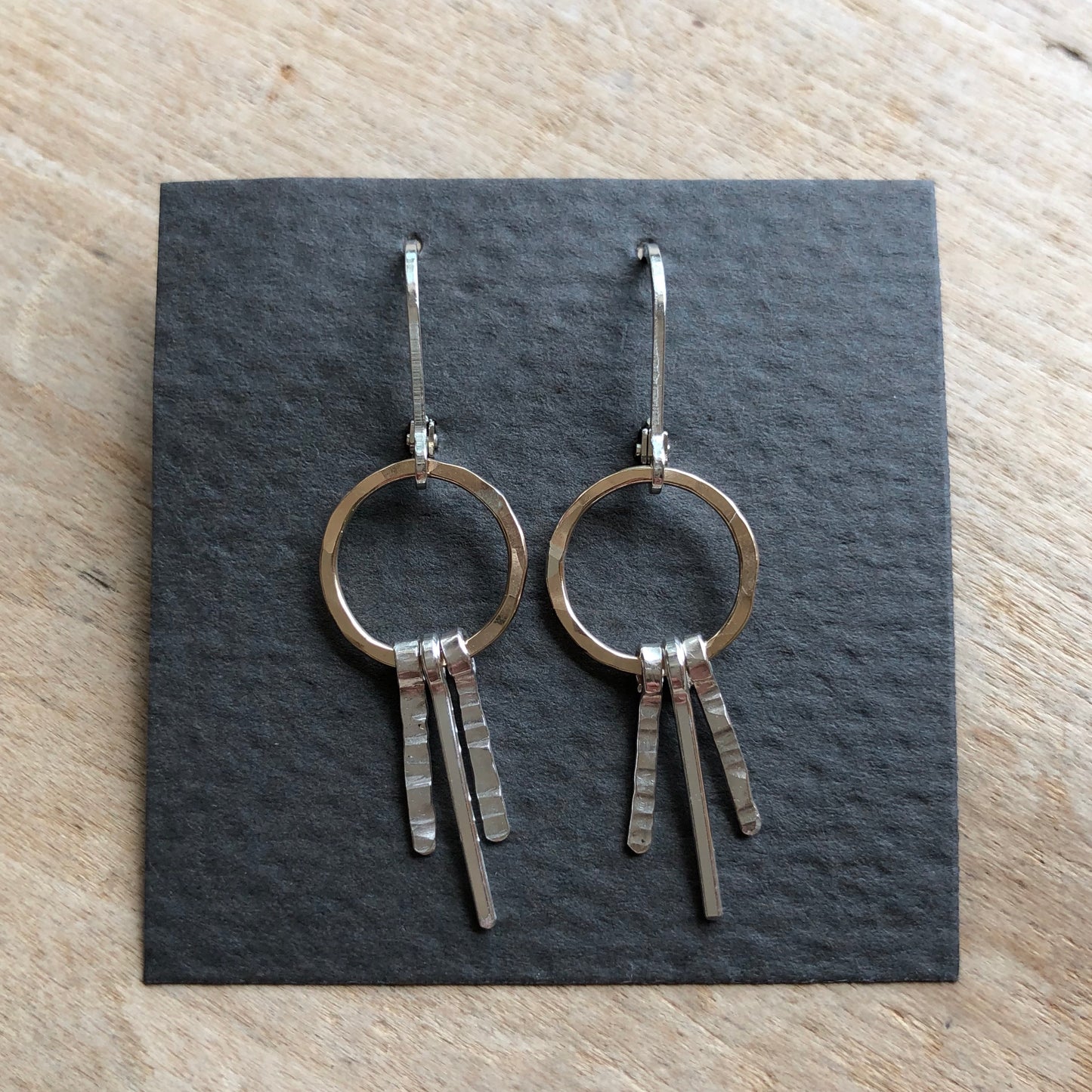Two-Tone Fringe Earrings