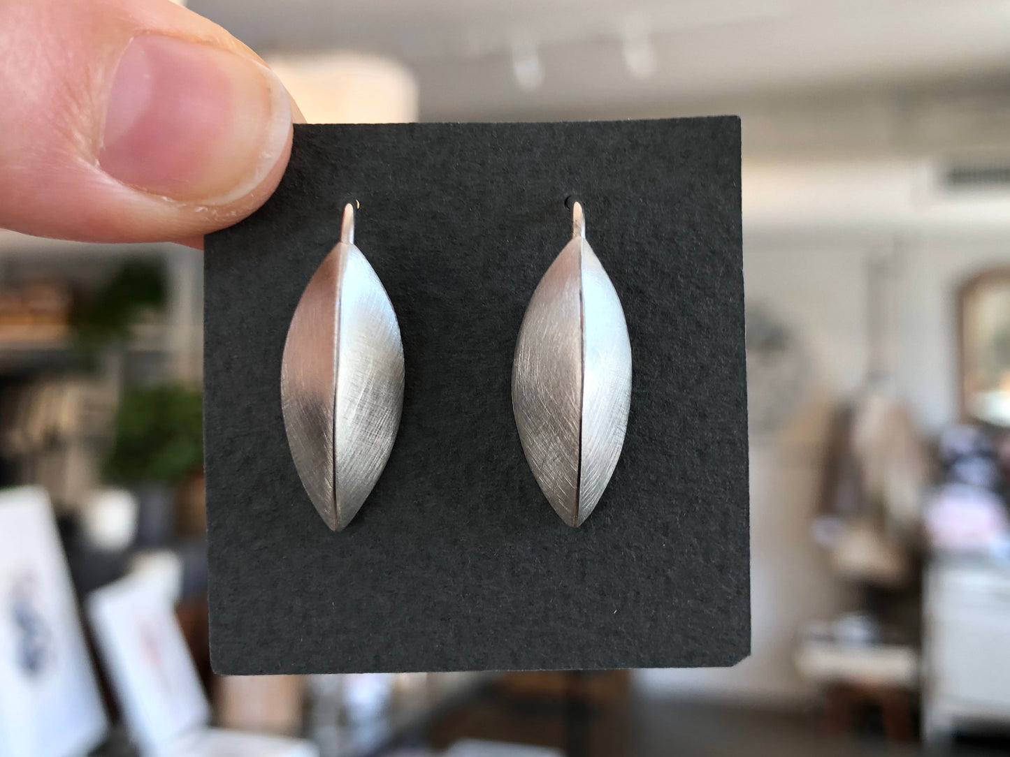 Pod Earrings - Silver