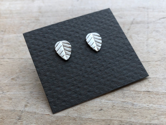 Leaf Post Earrings