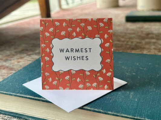 Warmest Wishes Mini Greeting Card