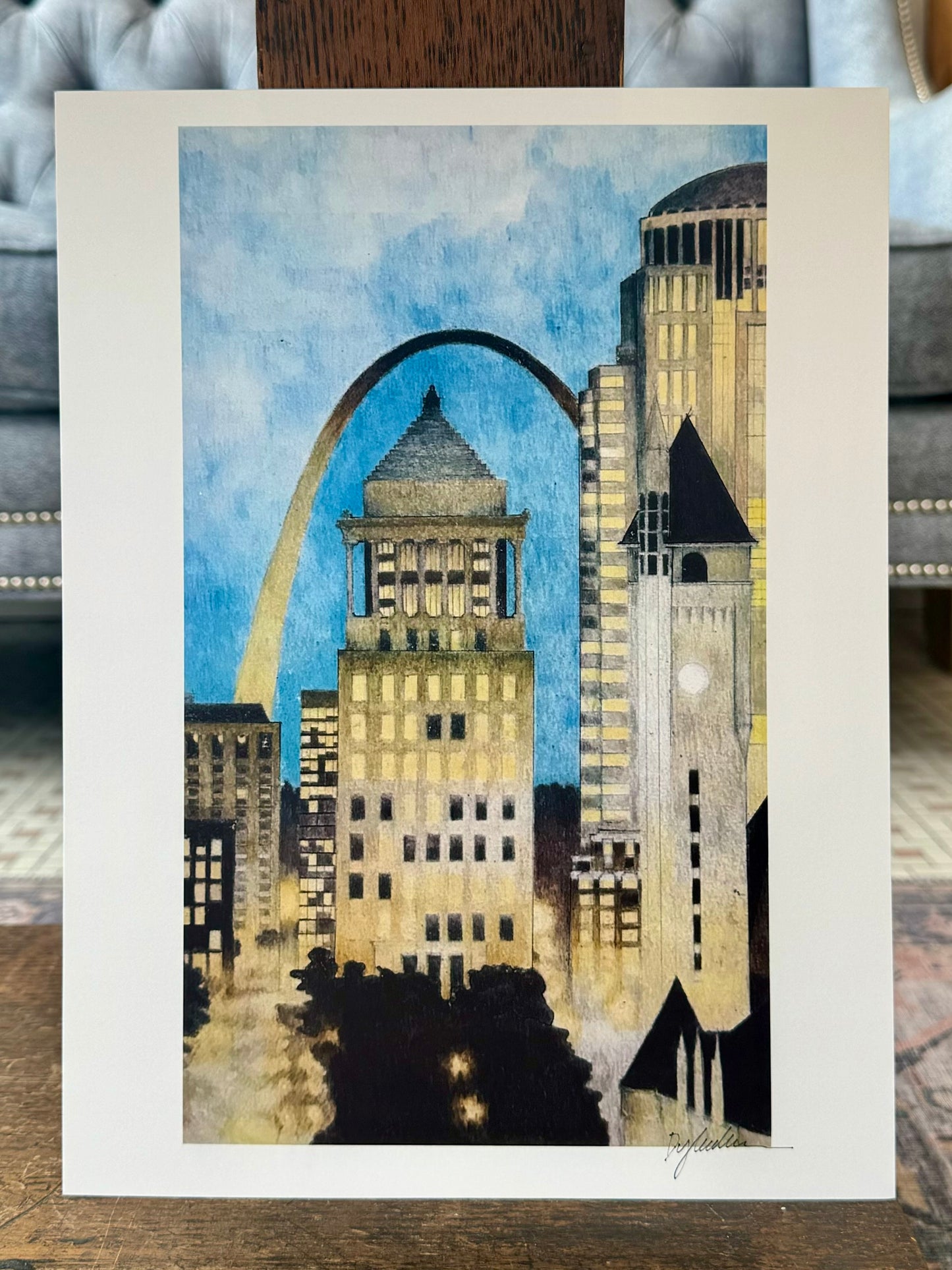 "St. Louis Skyline" - Print