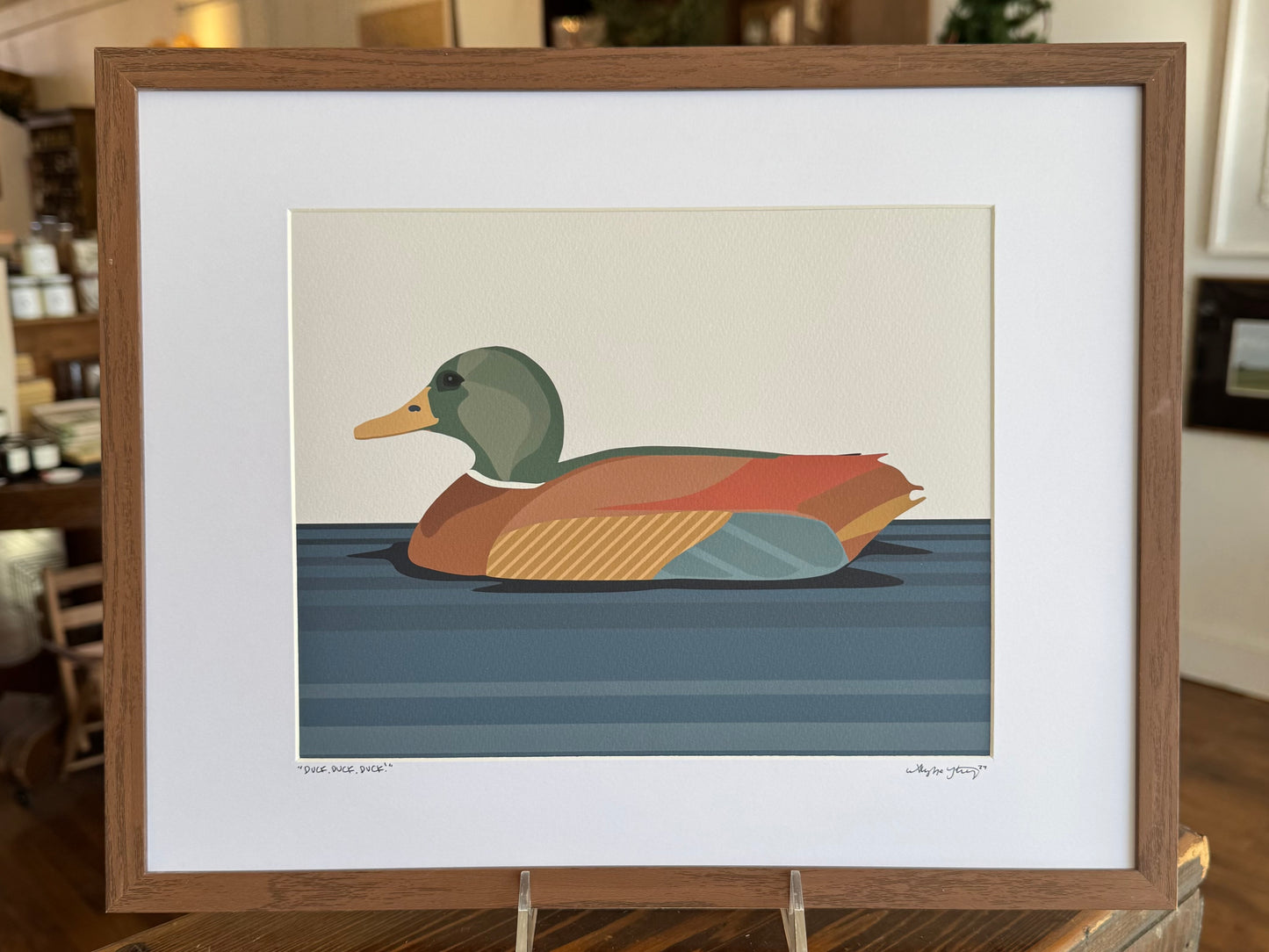 "Duck Duck Duck!" - Framed Print