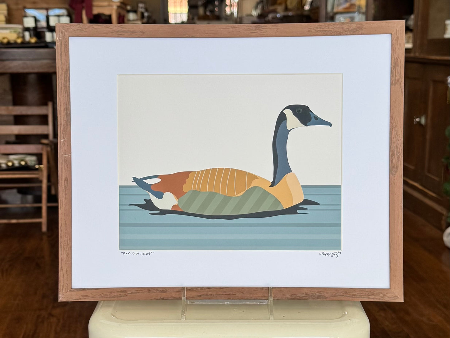 "Duck Duck Goose!" - Framed Print