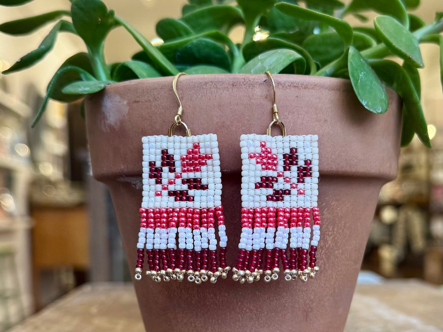 Arrow Beaded Earrings