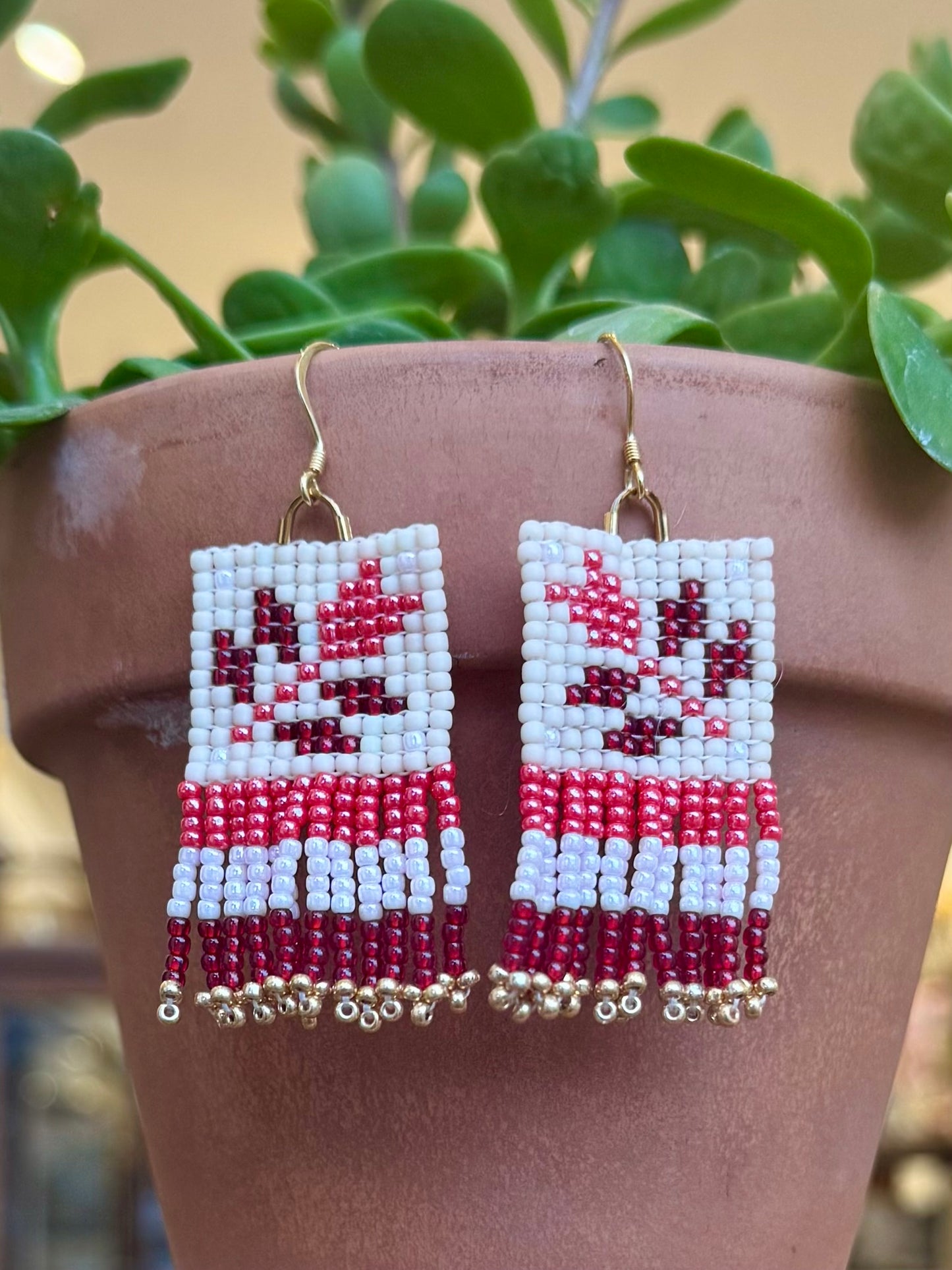 Arrow Beaded Earrings